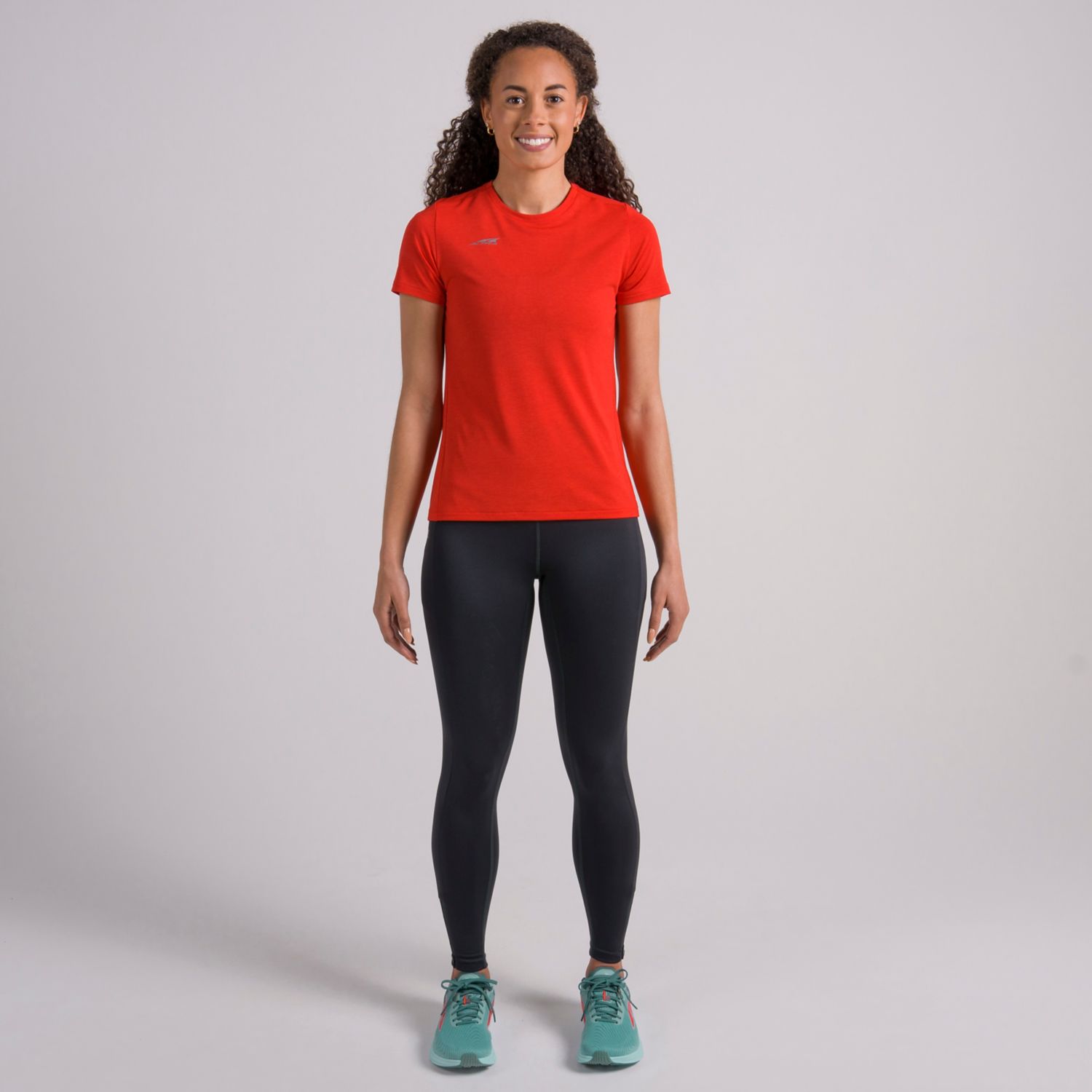 Black Altra Core Crop Women's Running Tights | KSA-59648219