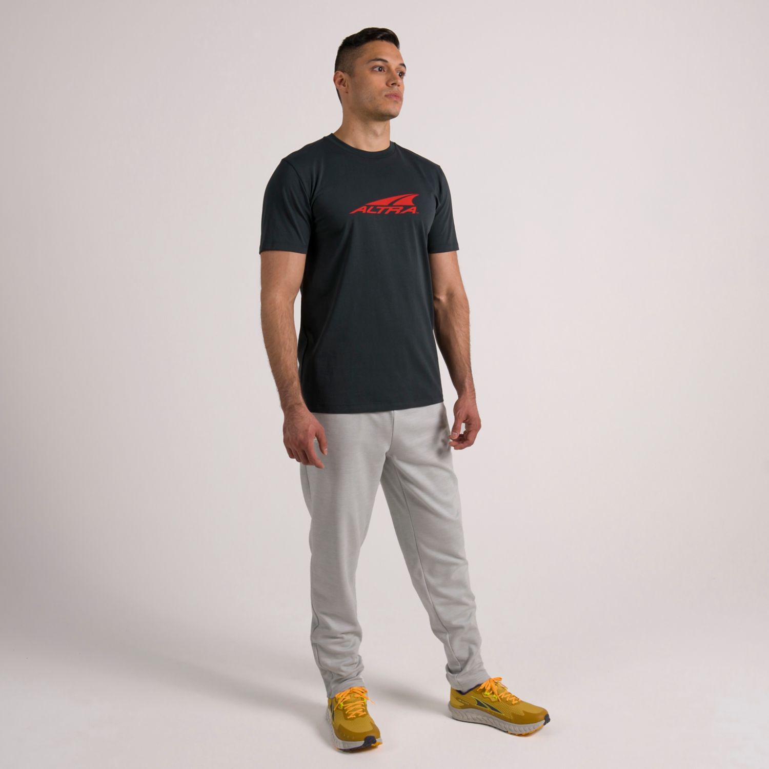 Black Altra Everyday Recycled Men's T Shirts | KSA-32597409