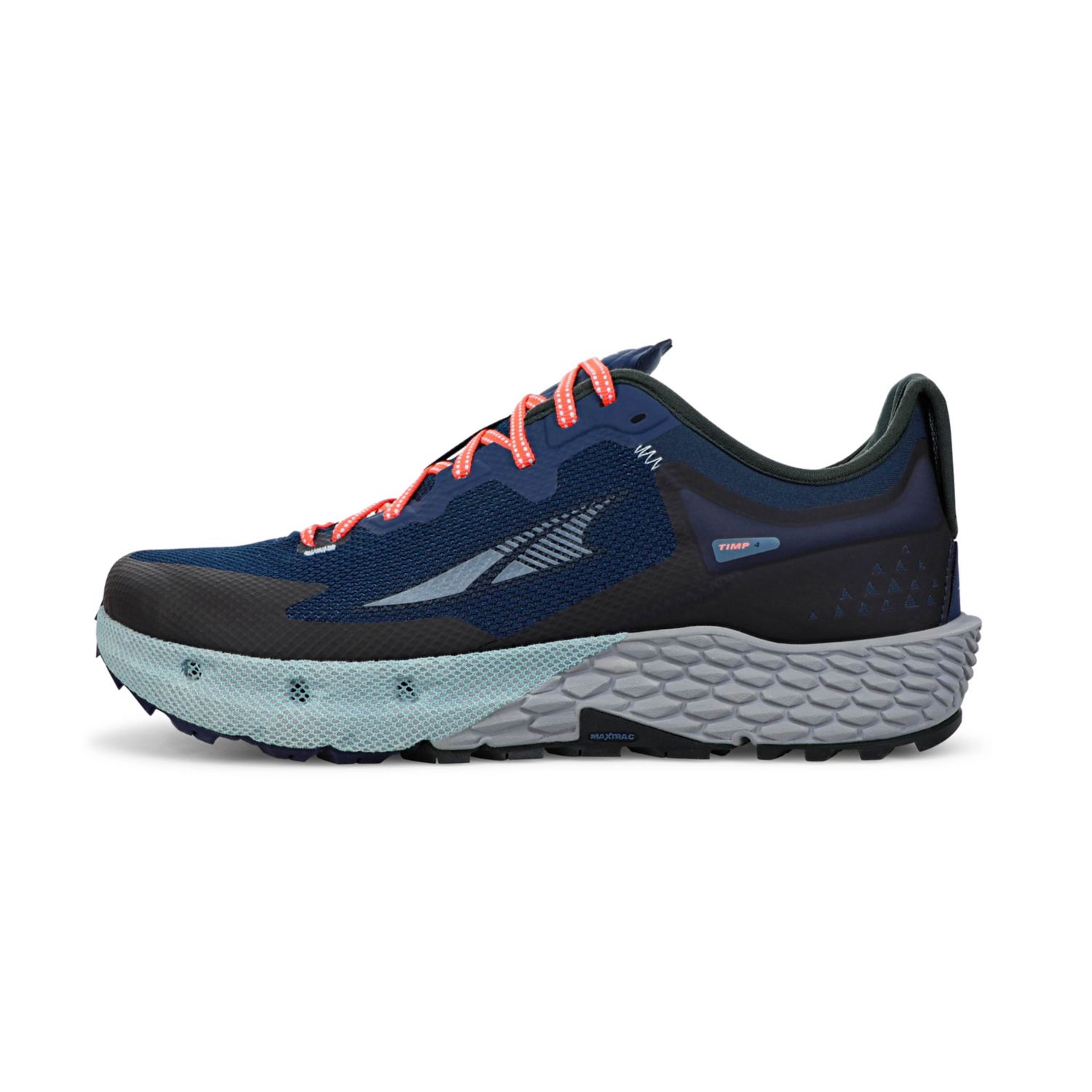 Black / Blue Altra Timp 4 Men's Trail Running Shoes | KSA-64950819