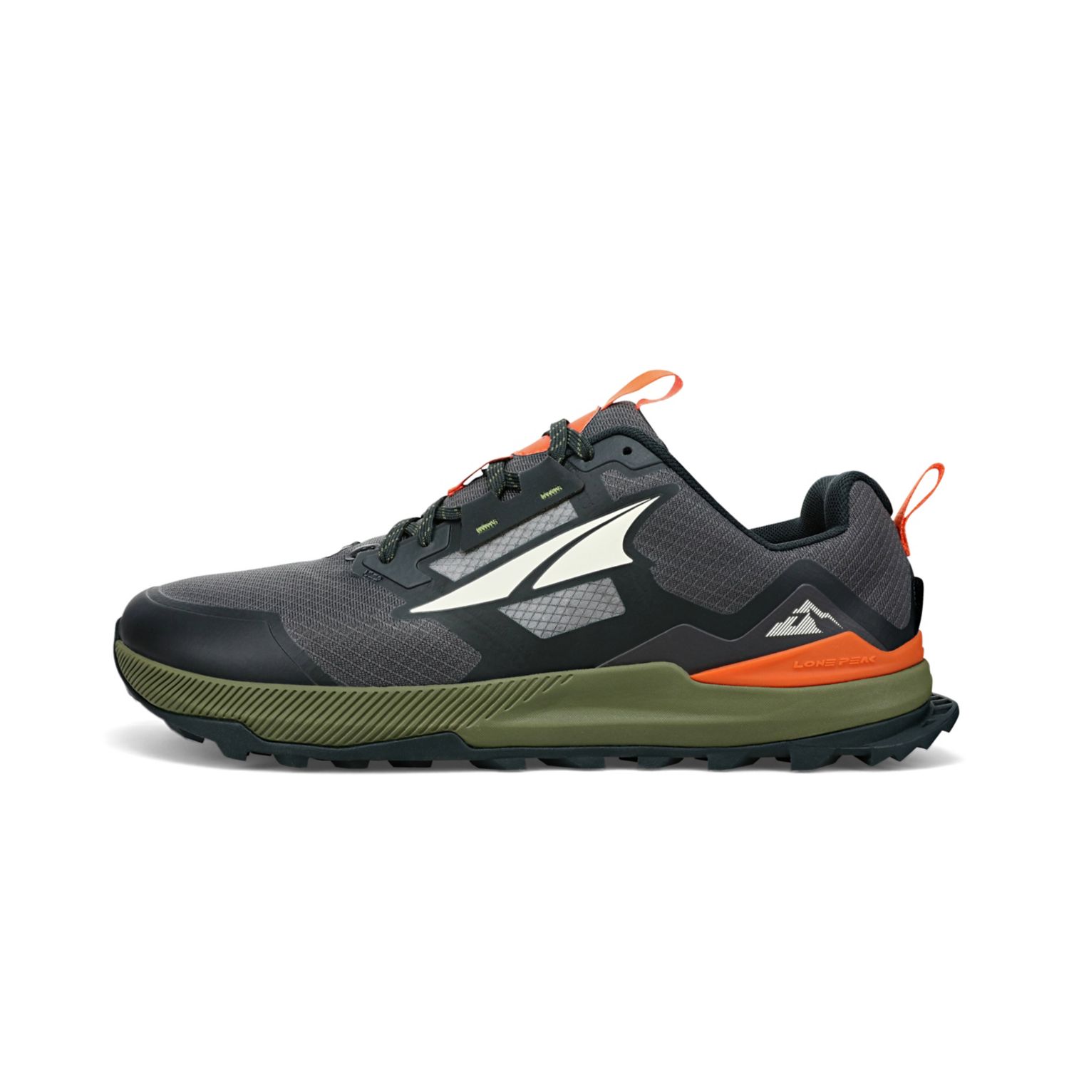 Black / Grey Altra Lone Peak 7 Men's Trail Running Shoes | KSA-69402319