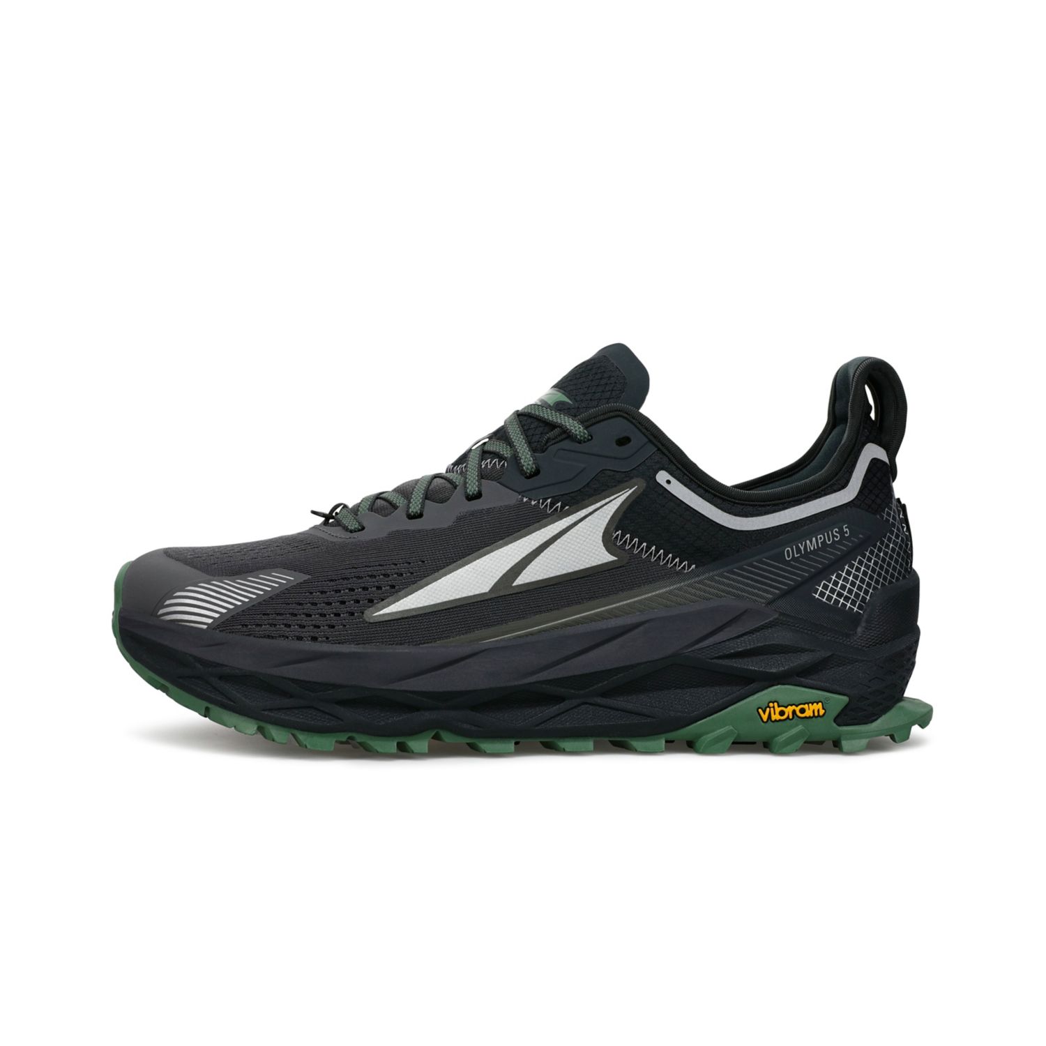 Black / Grey Altra Olympus 5 Men's Trail Running Shoes | KSA-91258049