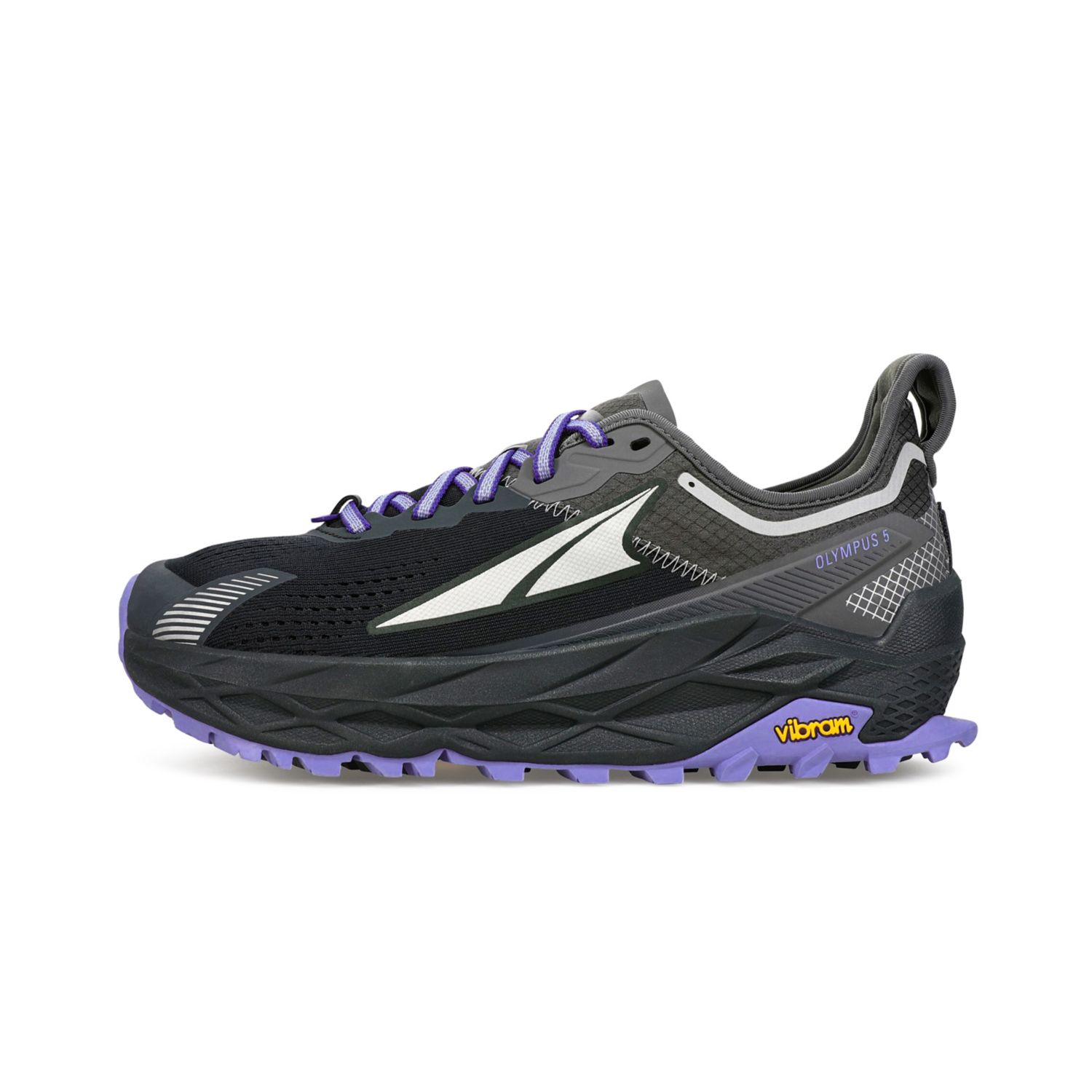 Black / Grey Altra Olympus 5 Women's Trail Running Shoes | KSA-09734829