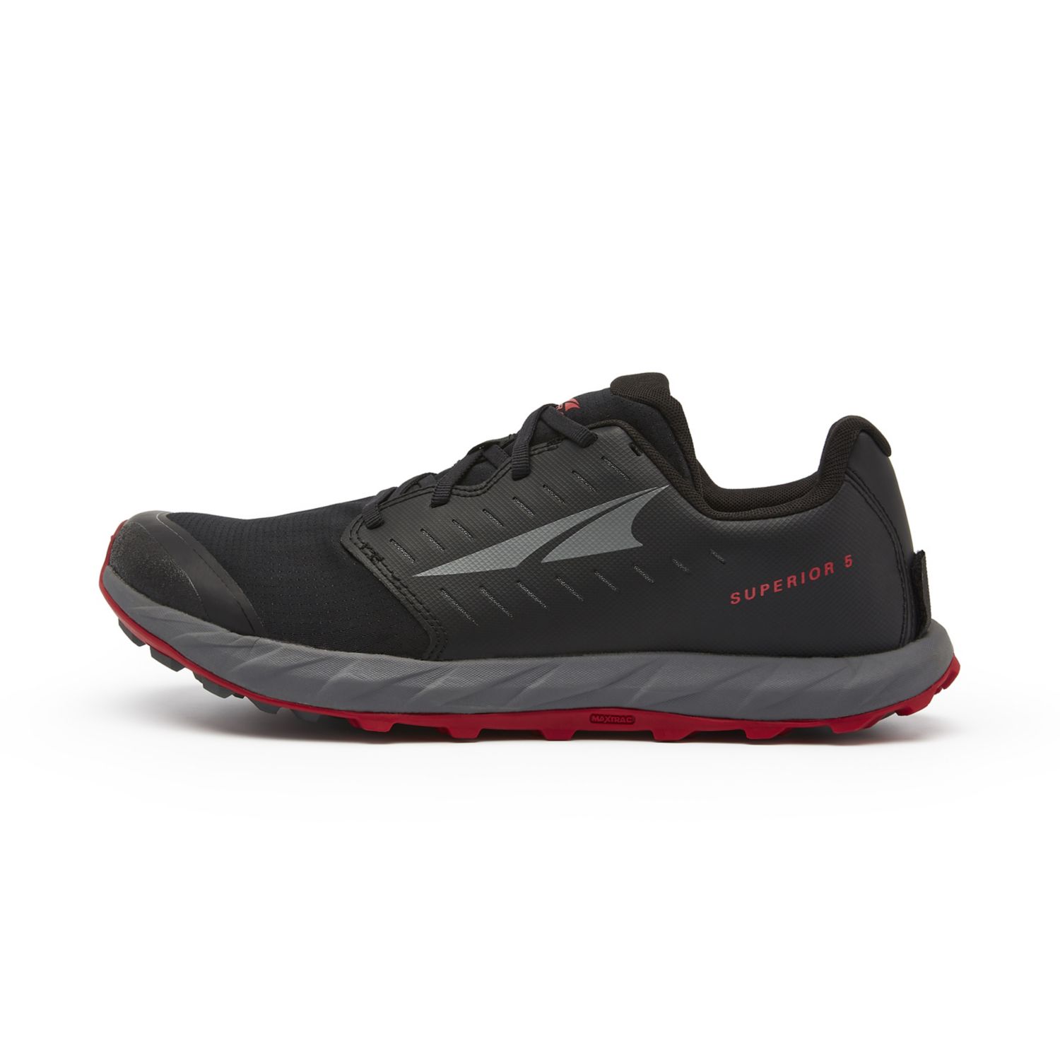 Black / Red Altra Superior 5 Men's Trail Running Shoes | KSA-46915219