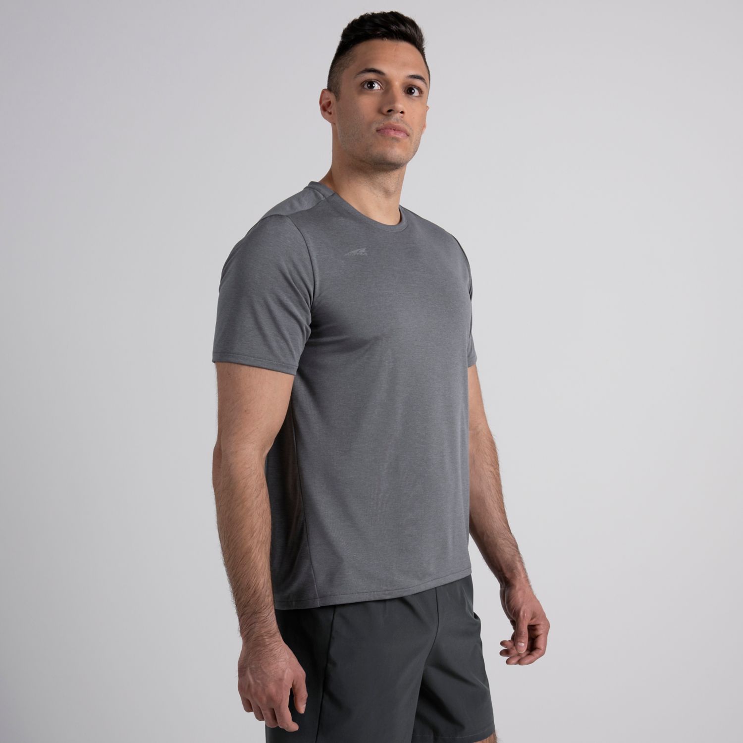 Blue Grey Altra Core Men's T Shirts | KSA-87162499