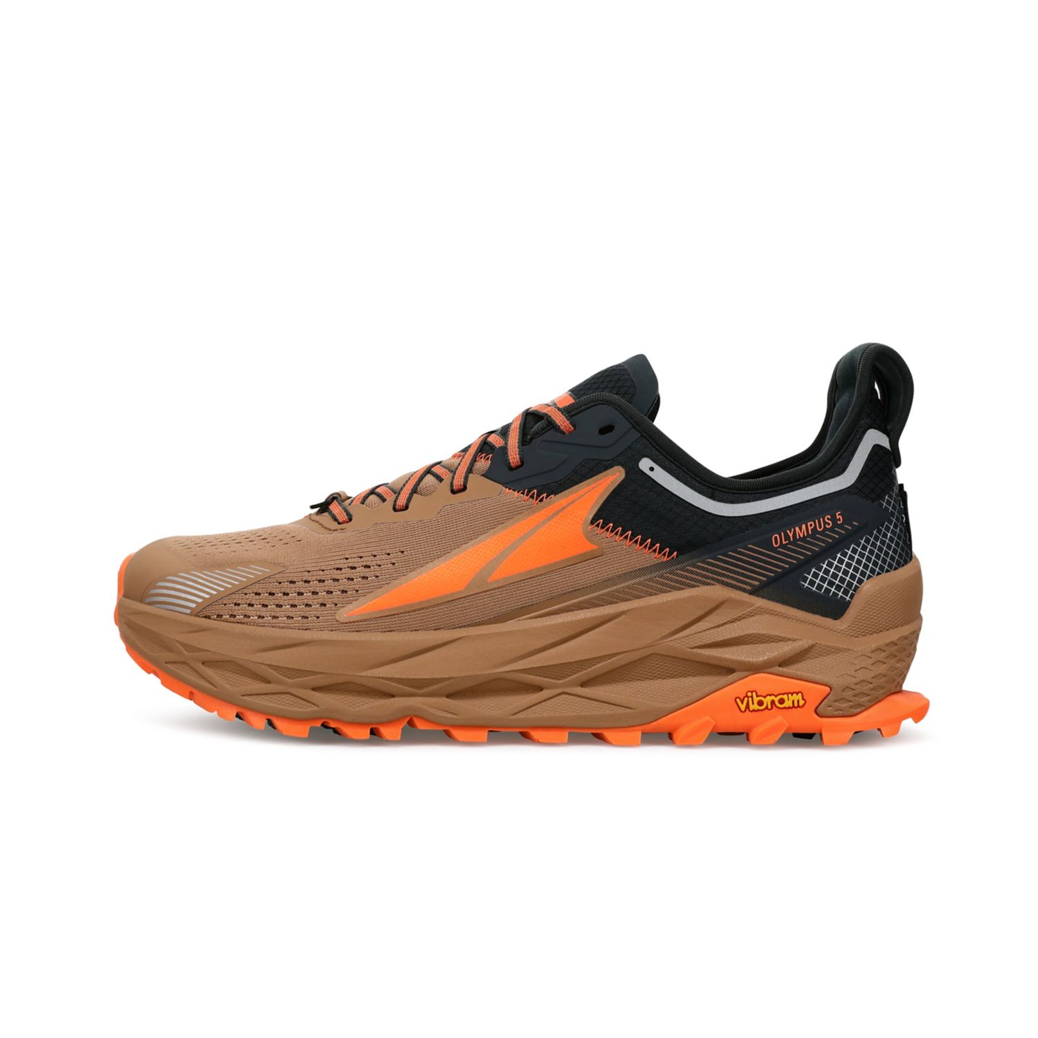 Brown Altra Olympus 5 Men's Trail Running Shoes | KSA-69254319