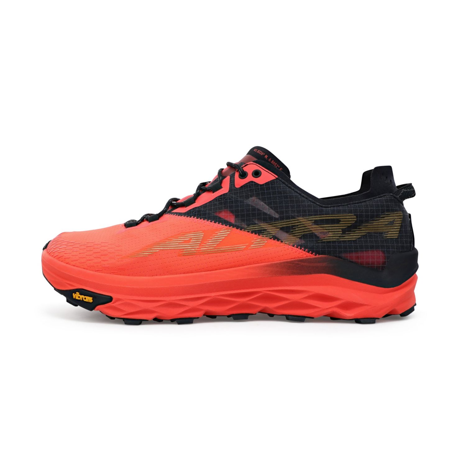 Coral / Black Altra Mont Blanc Men's Trail Running Shoes | KSA-36195849