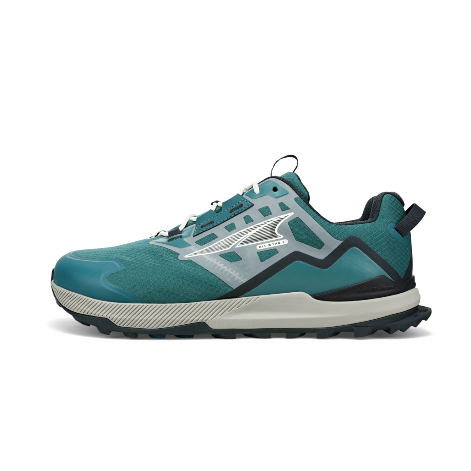 Deep Turquoise Altra Lone Peak All-wthr Low 2 Men's Hiking Shoes | KSA-91530829