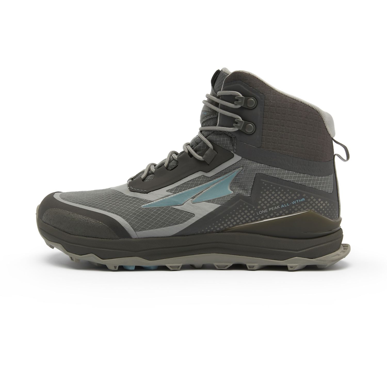 Grey / Green Altra Lone Peak All-wthr Mid Women's Hiking Boots | KSA-59682709