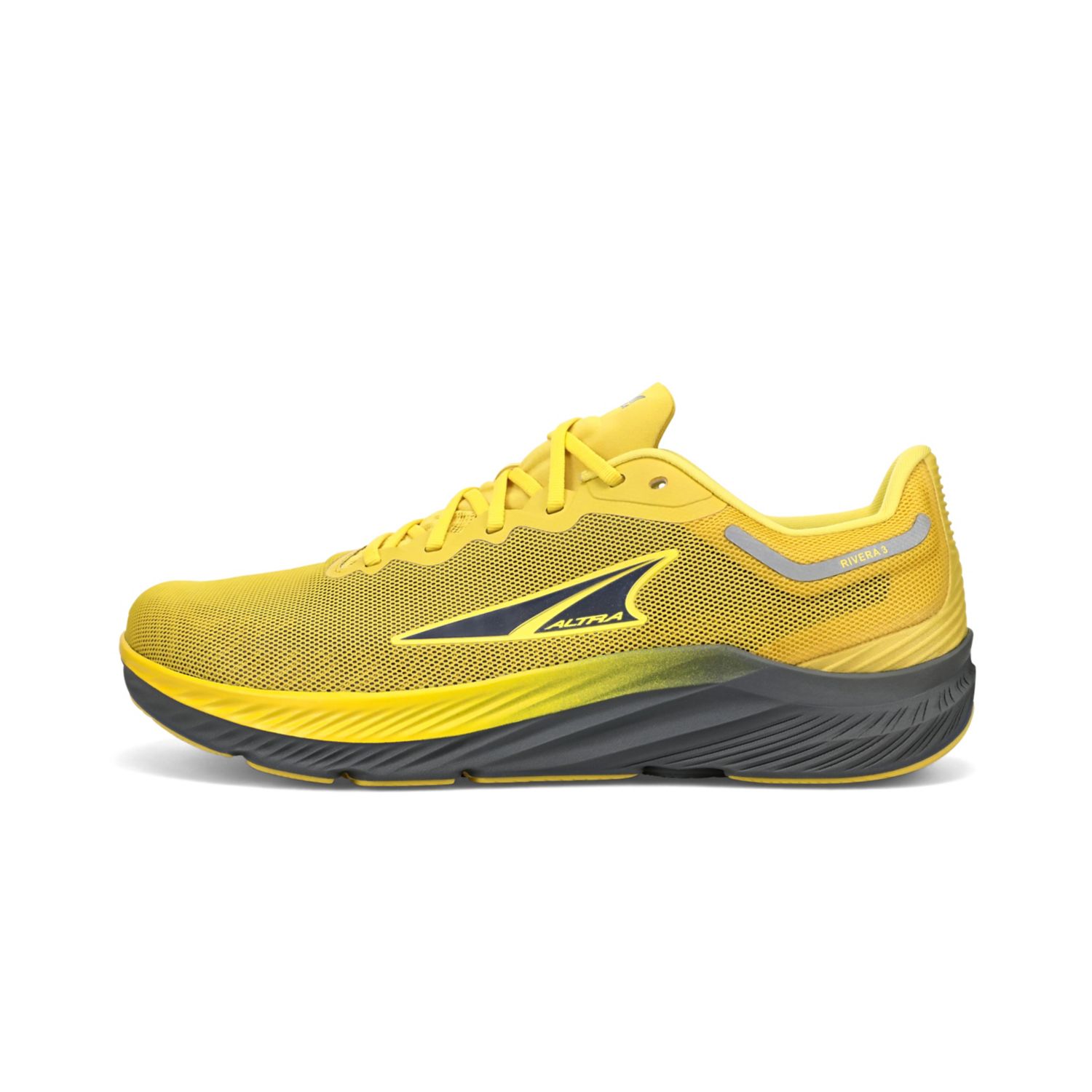 Grey / Yellow Altra Rivera 3 Men's Sneakers | KSA-90728149