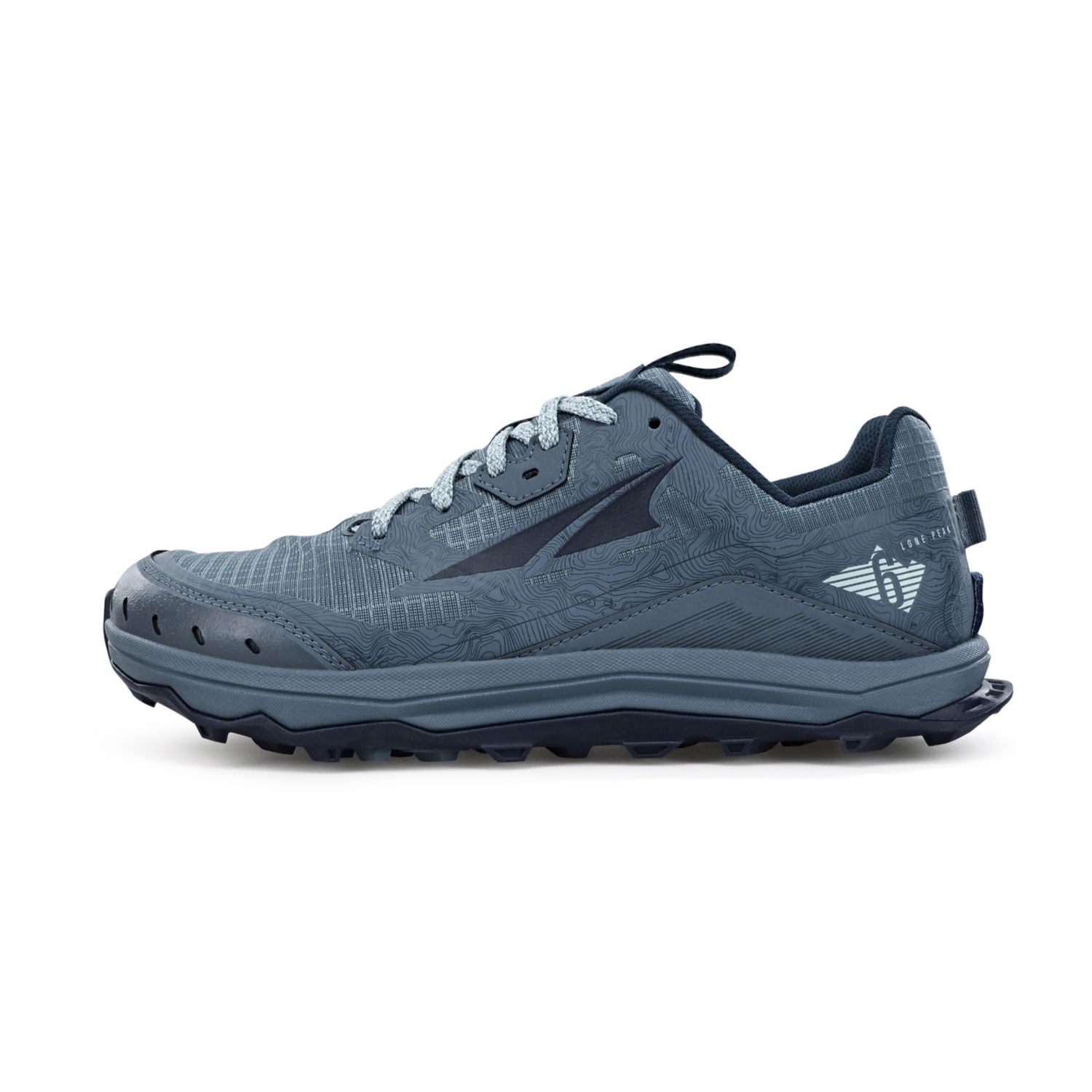 Navy / Light Blue Altra Lone Peak 6 Women's Trail Running Shoes | KSA-01234799