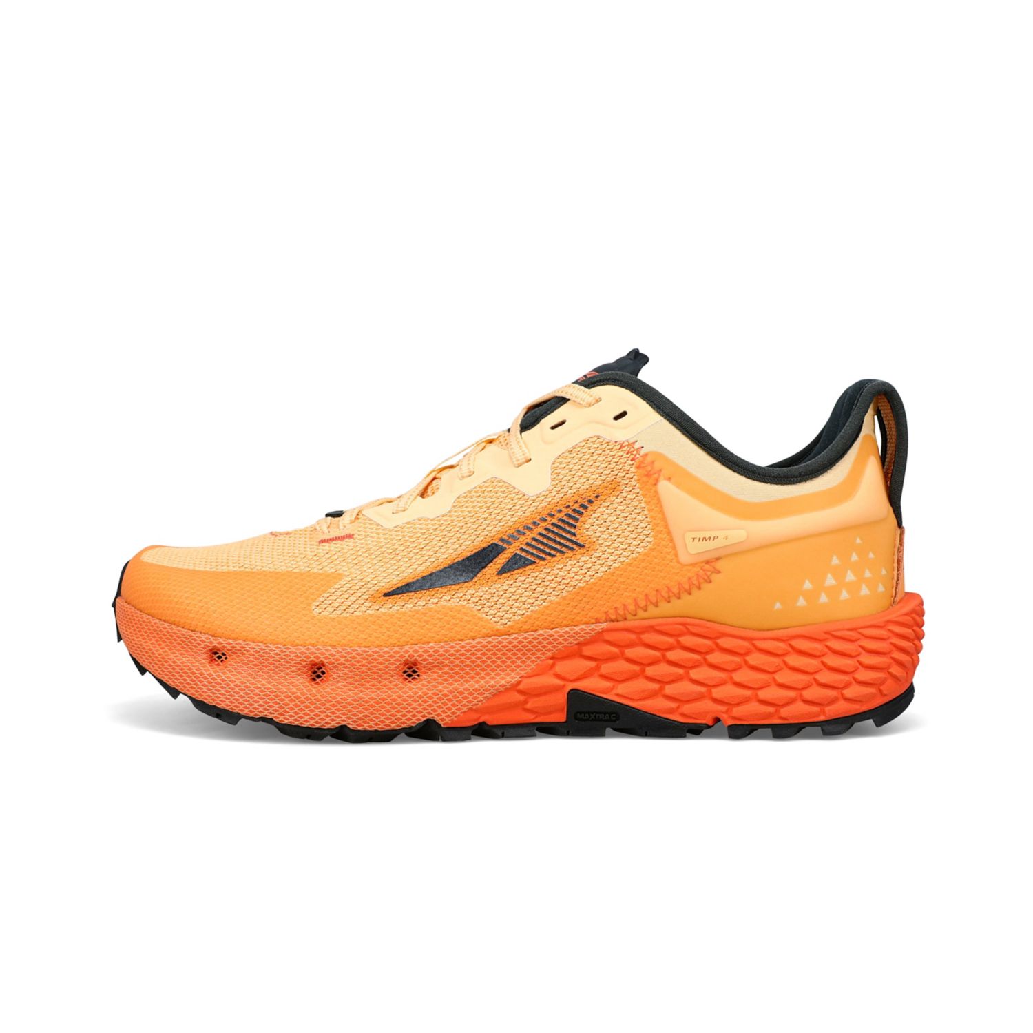 Orange / Black Altra Timp 4 Men's Trail Running Shoes | KSA-59840219