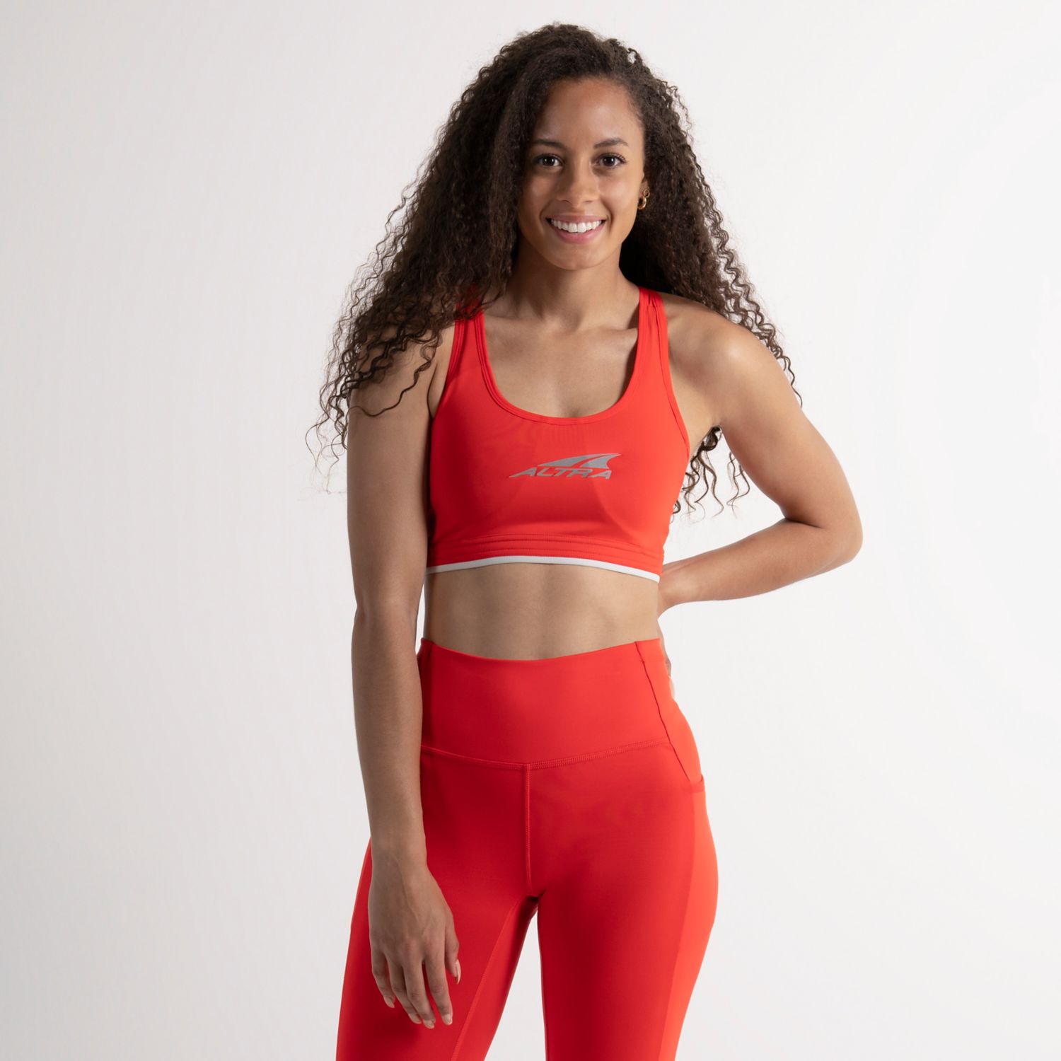 Red Altra Core Women's Sports Bra | KSA-98127069