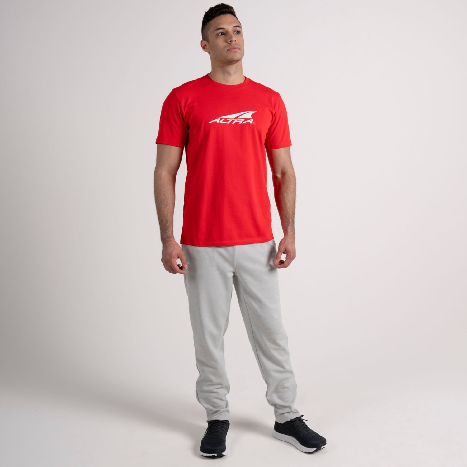 Red Altra Everyday Recycled Men's T Shirts | KSA-76509139