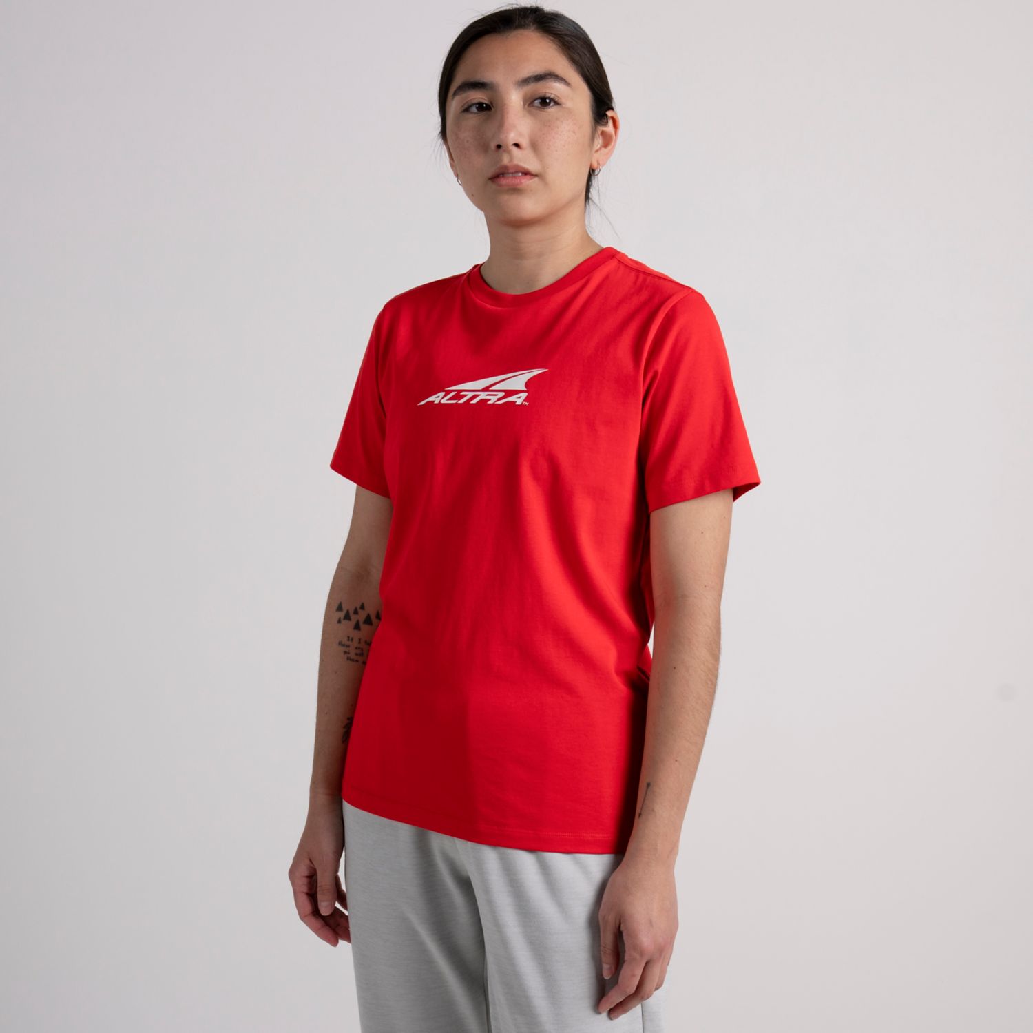 Red Altra Everyday Recycled Women's T Shirts | KSA-98034269