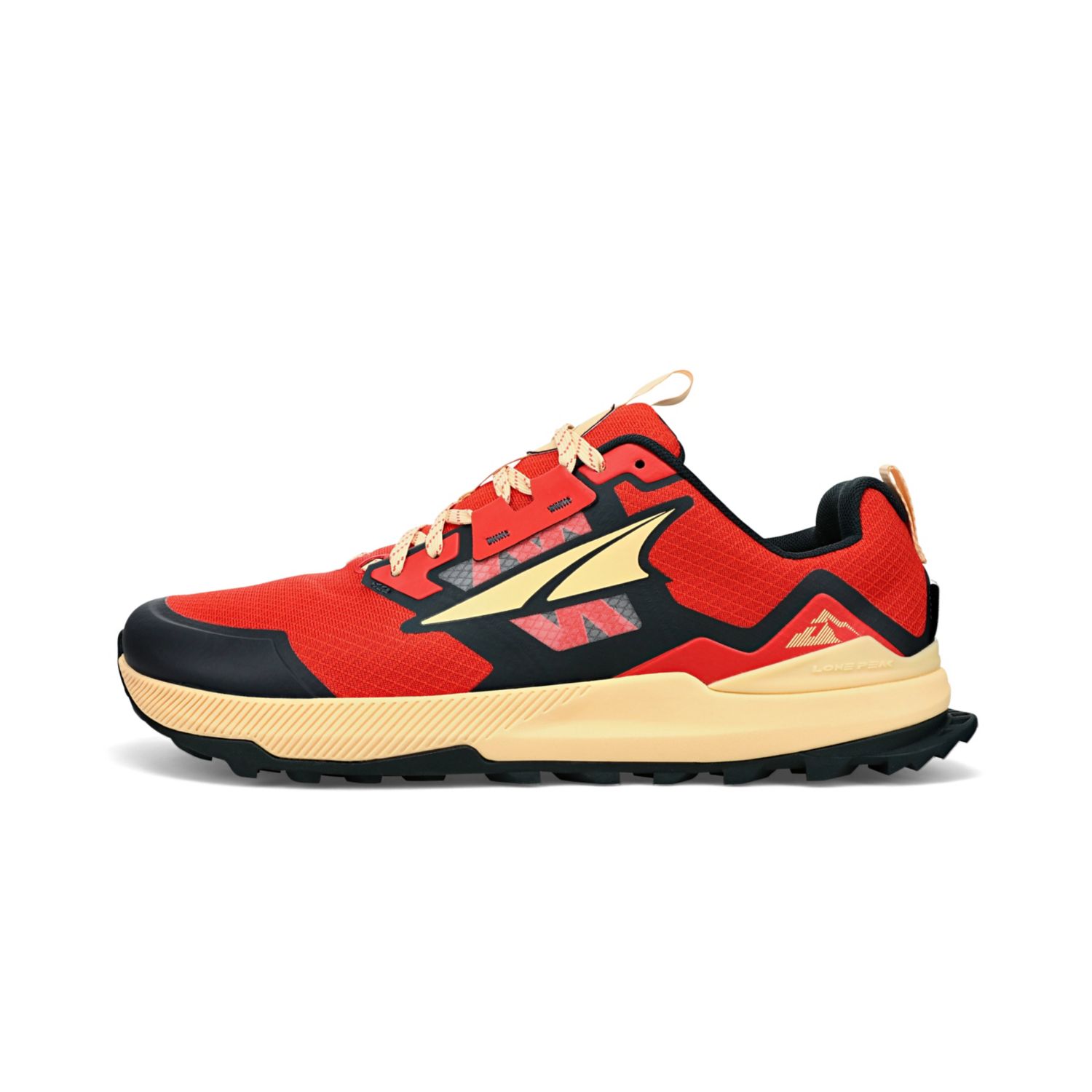 Red / Orange Altra Lone Peak 7 Men's Trail Running Shoes | KSA-86542179