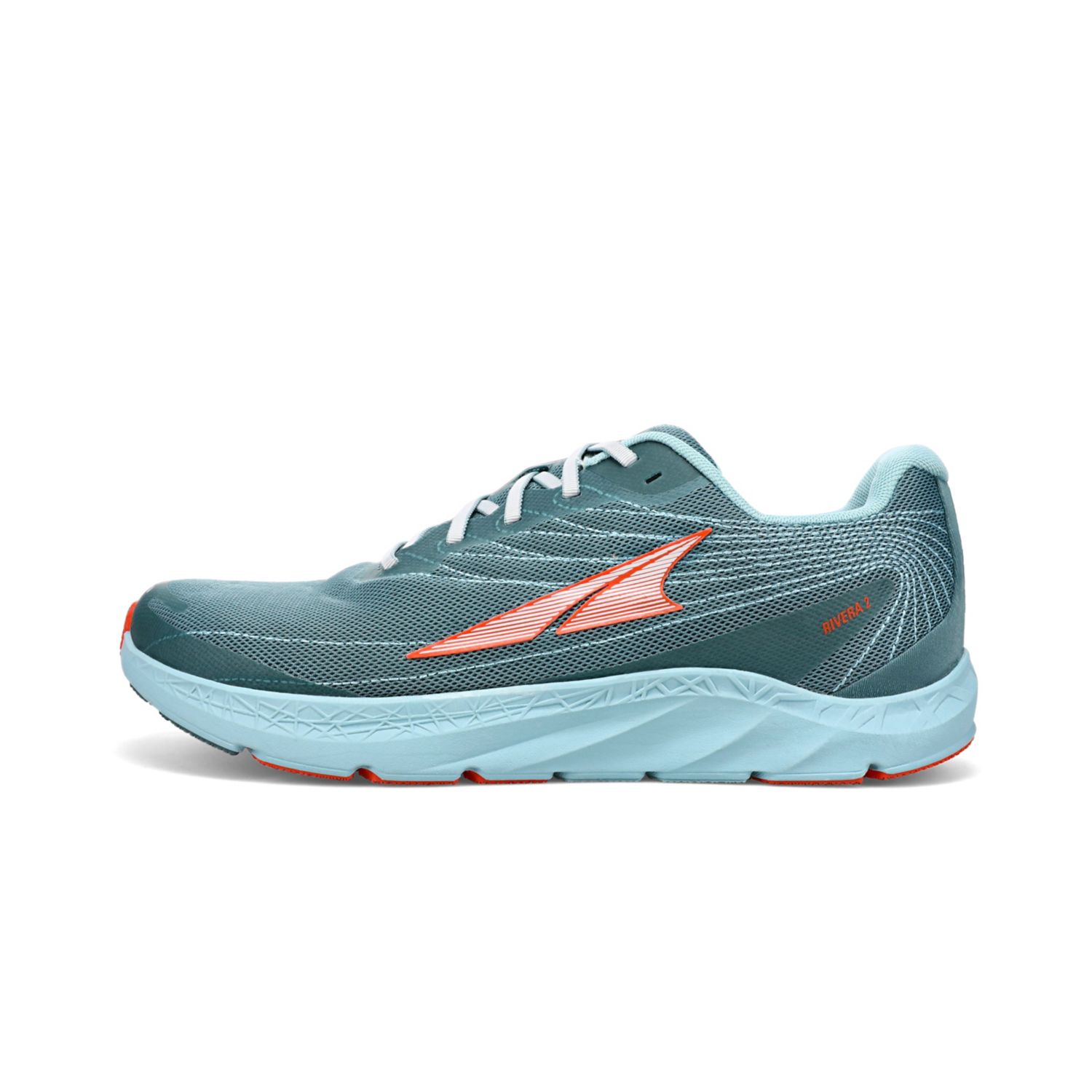 Turquoise Altra Rivera 2 Men's Sneakers | KSA-05463299