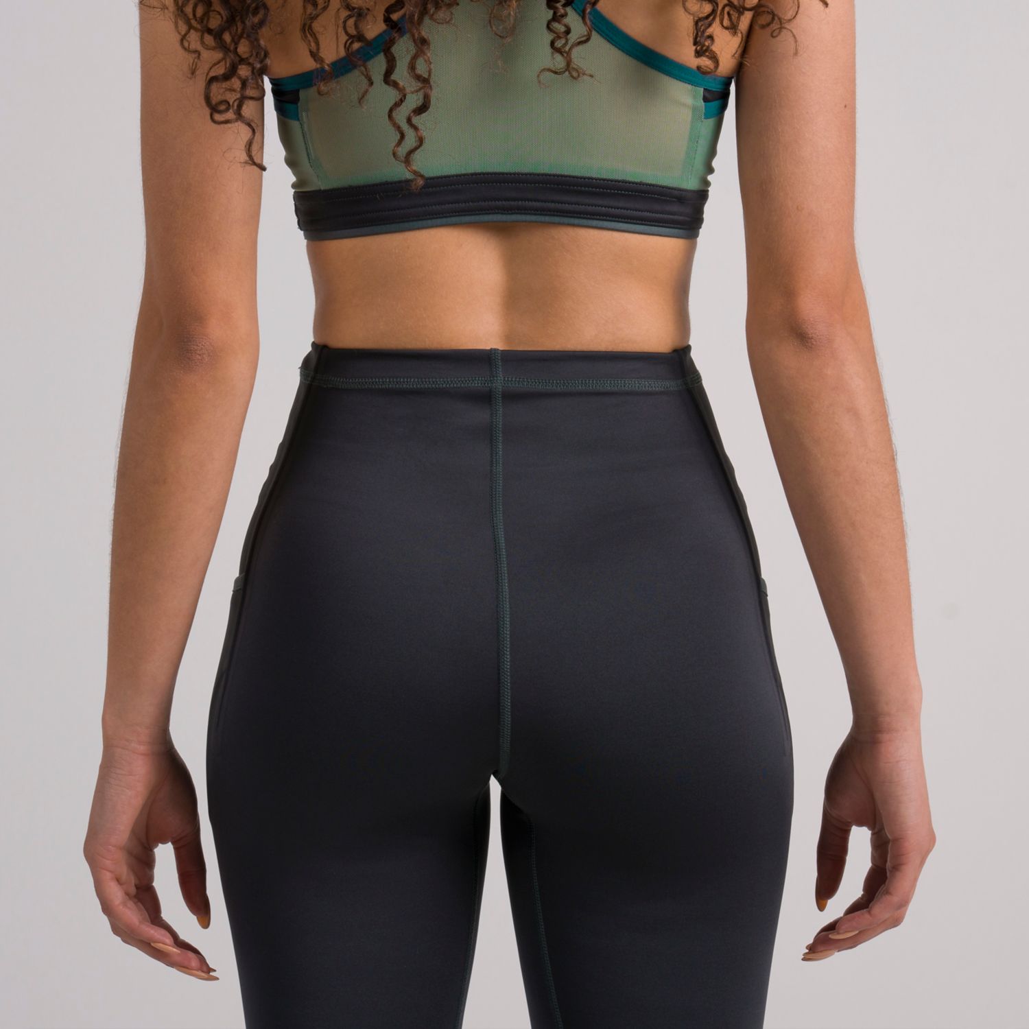 Black Altra Core Crop Women's Running Tights | KSA-59648219