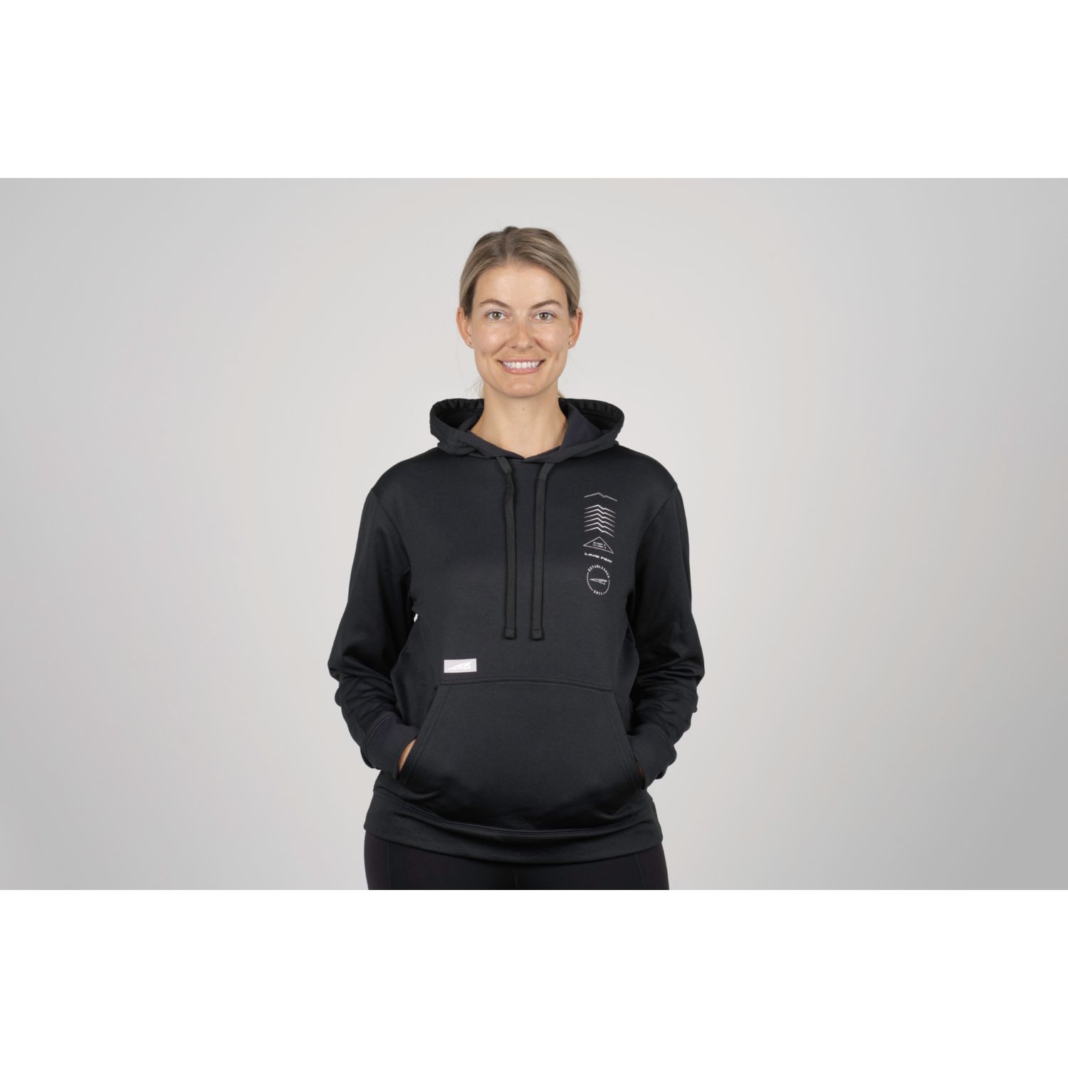 Black Altra Legend Men's Hoodie | KSA-27518949