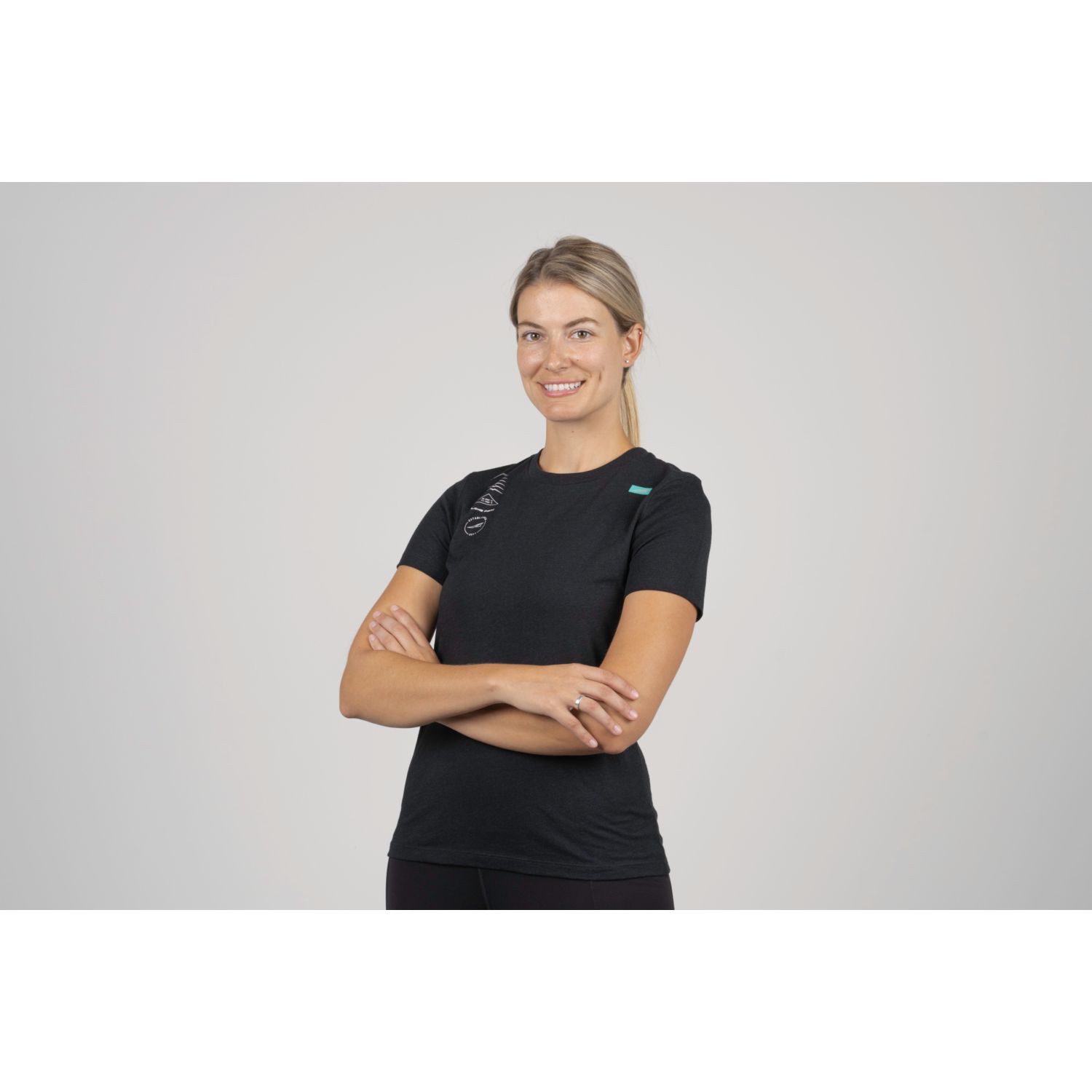 Black Altra Legend Women's T Shirts | KSA-18692039