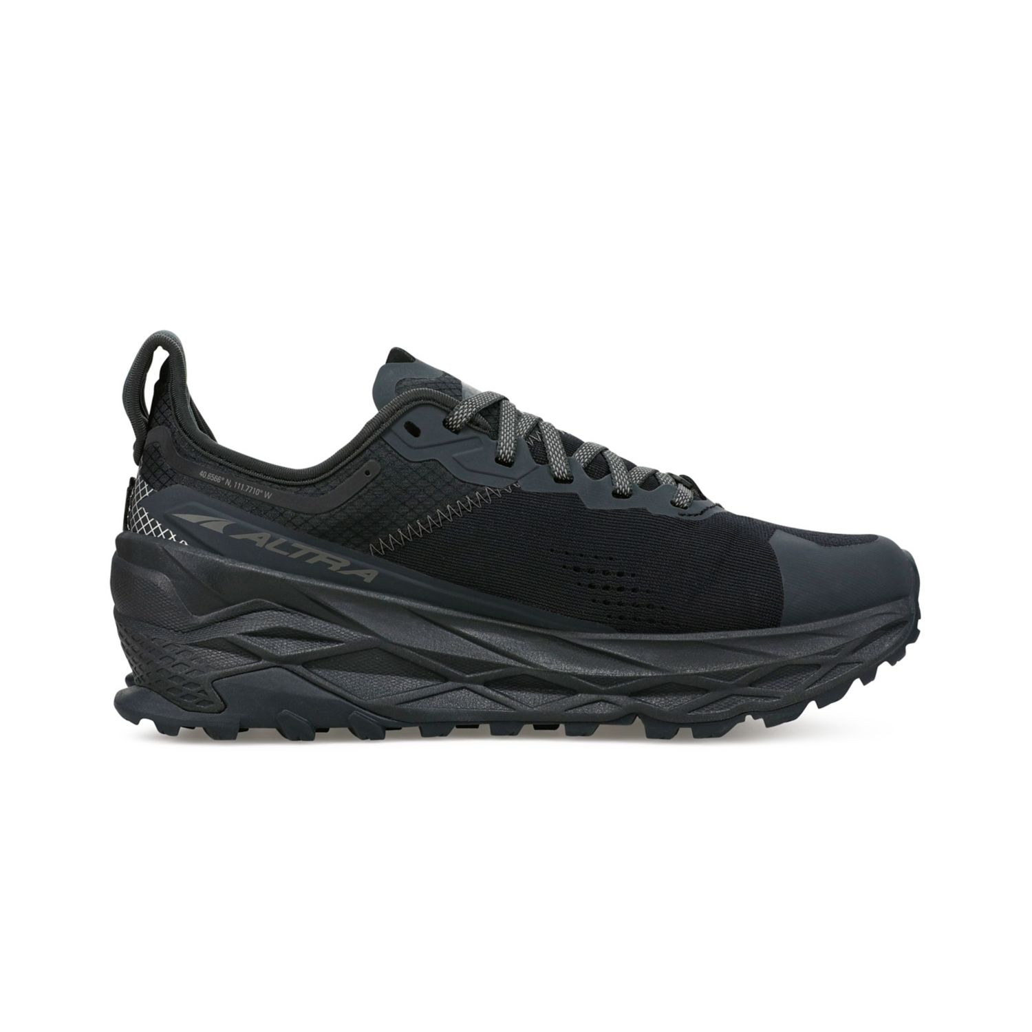 Black / Black Altra Olympus 5 Women's Trail Running Shoes | KSA-37940529