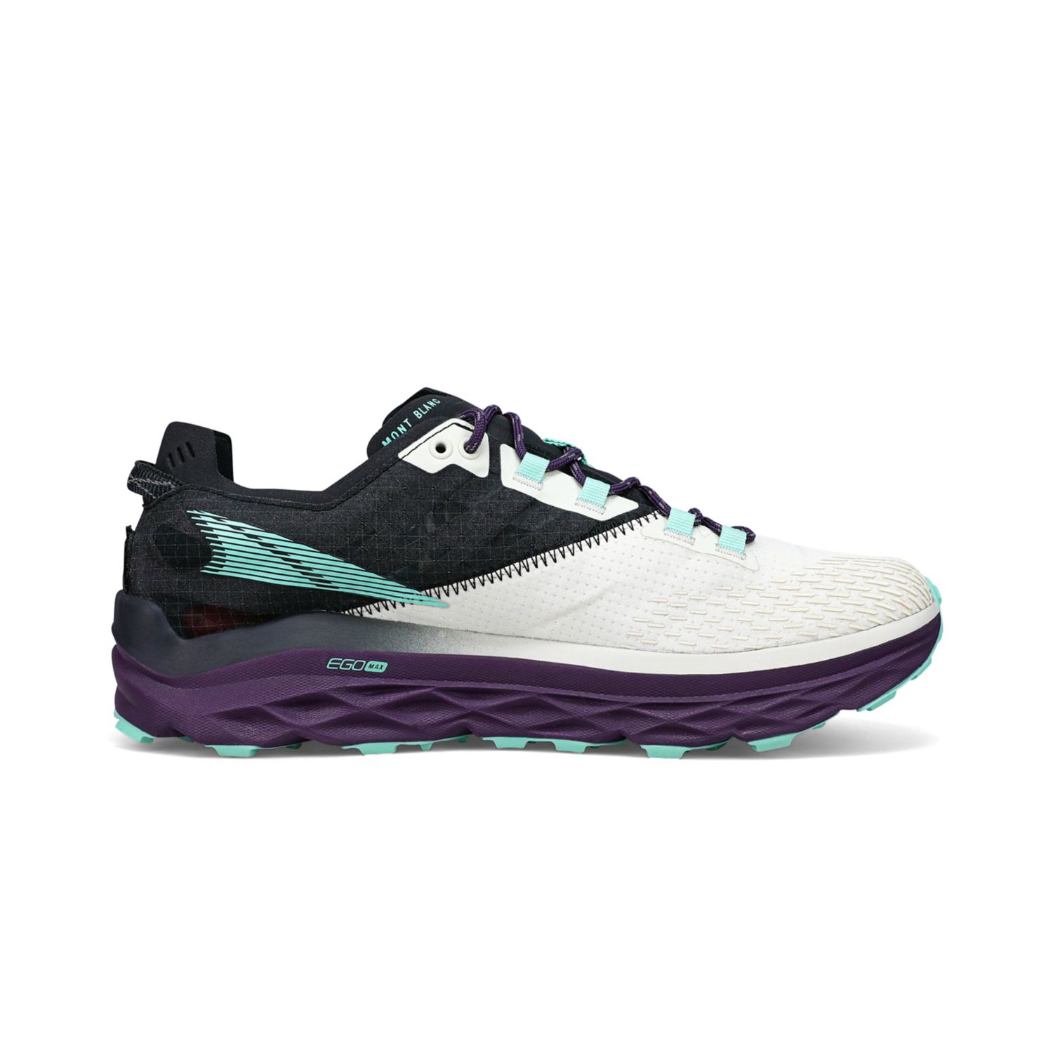 Black / Green Altra Mont Blanc Women's Trail Running Shoes | KSA-28453979