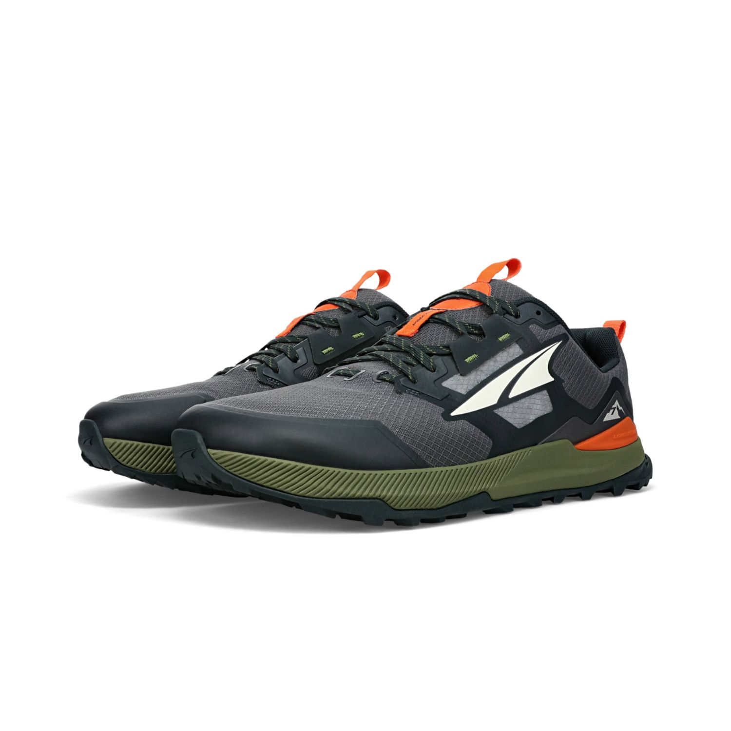 Black / Grey Altra Lone Peak 7 Men's Trail Running Shoes | KSA-69402319