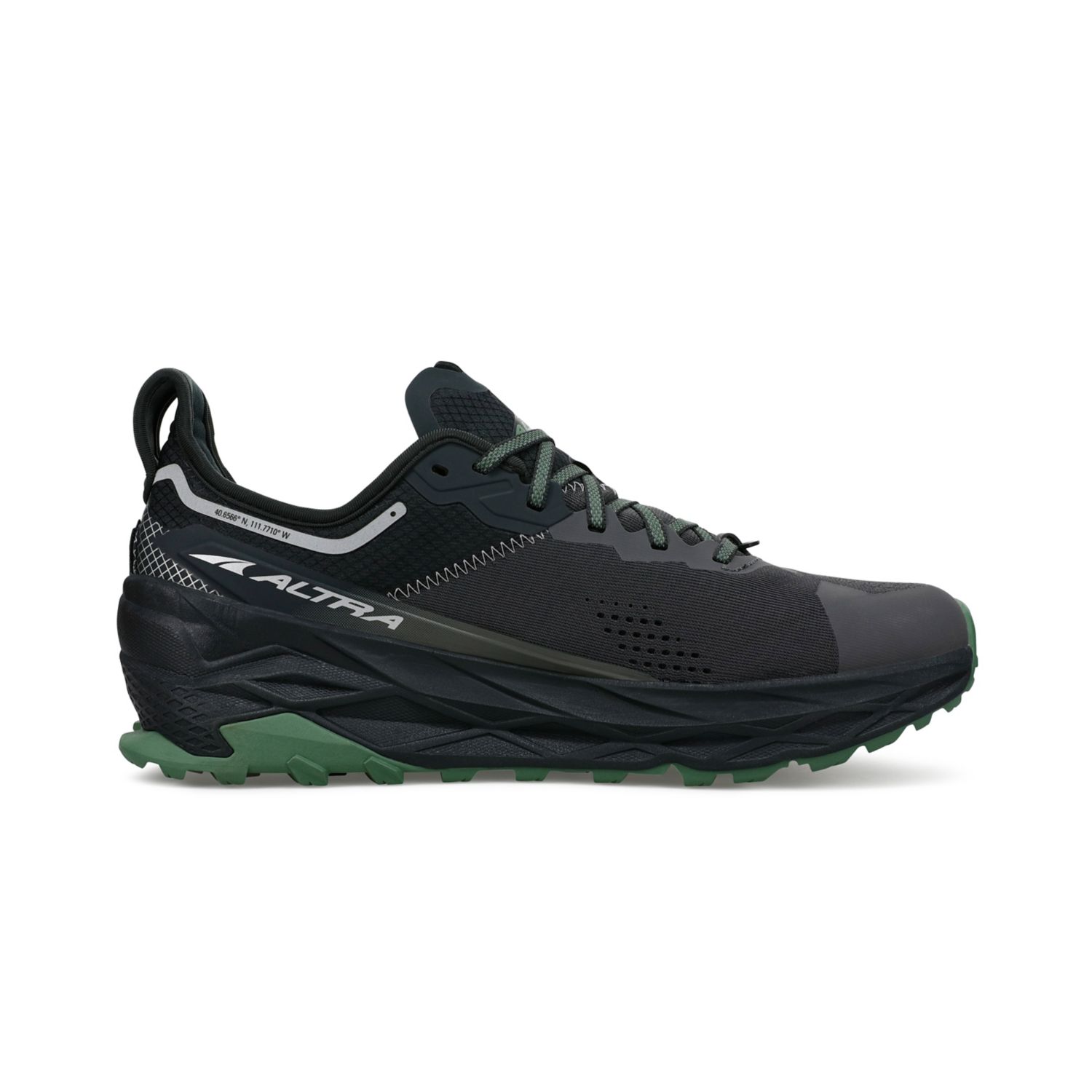 Black / Grey Altra Olympus 5 Men's Trail Running Shoes | KSA-91258049