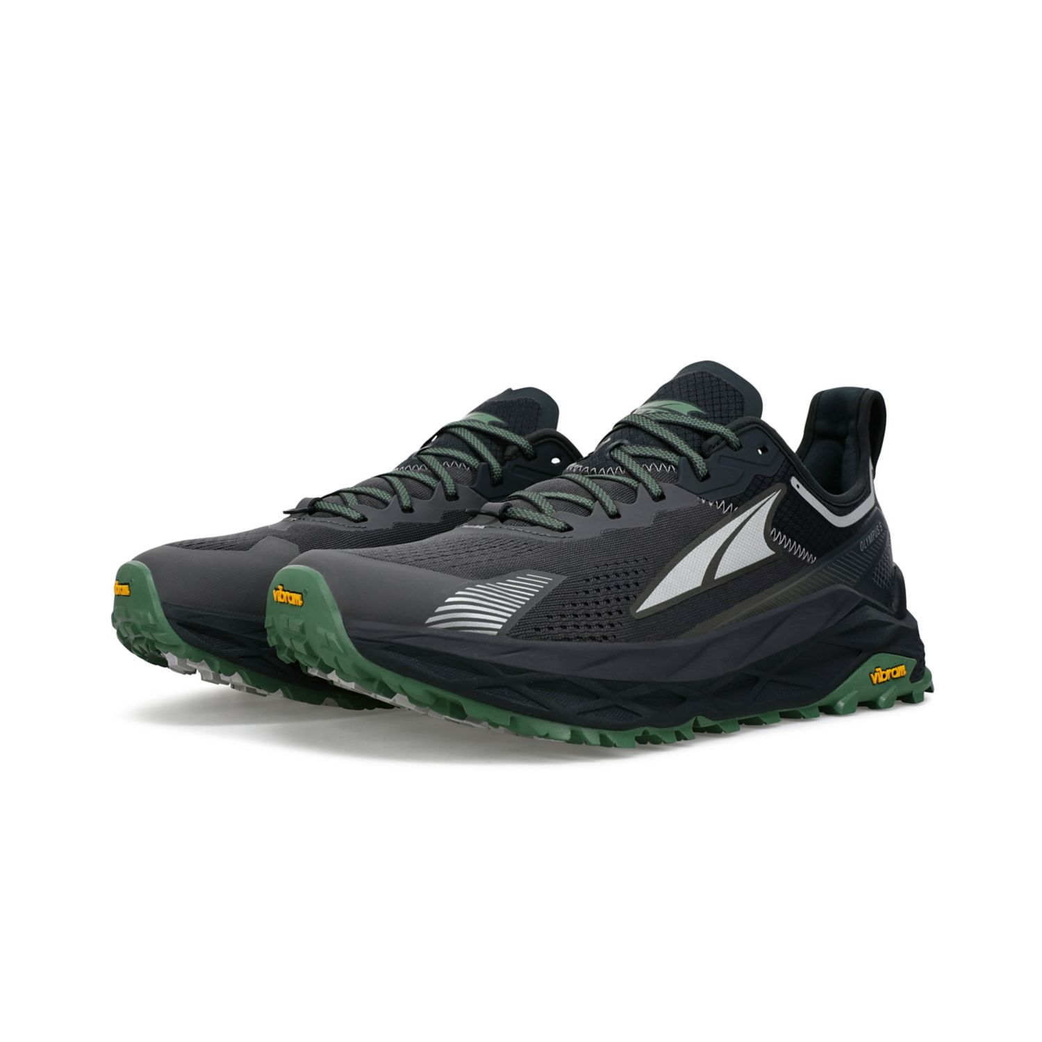 Black / Grey Altra Olympus 5 Men's Trail Running Shoes | KSA-91258049