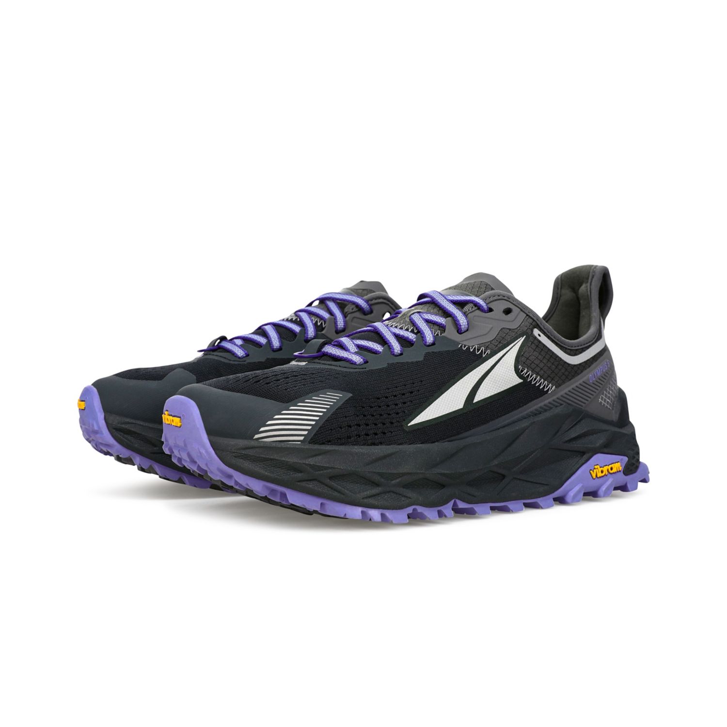 Black / Grey Altra Olympus 5 Women's Trail Running Shoes | KSA-09734829