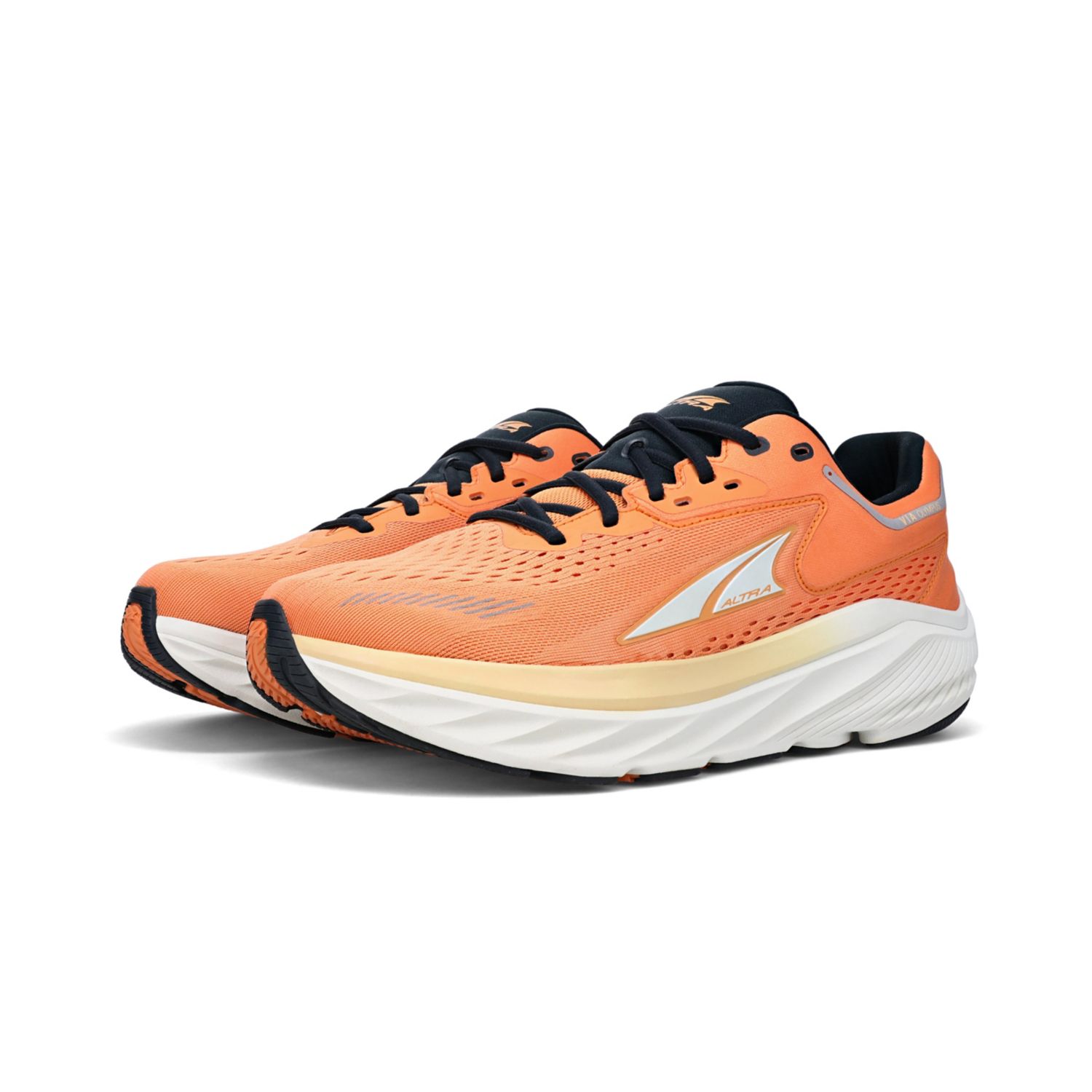 Black / Orange Altra Via Olympus Men's Road Running Shoes | KSA-19367859