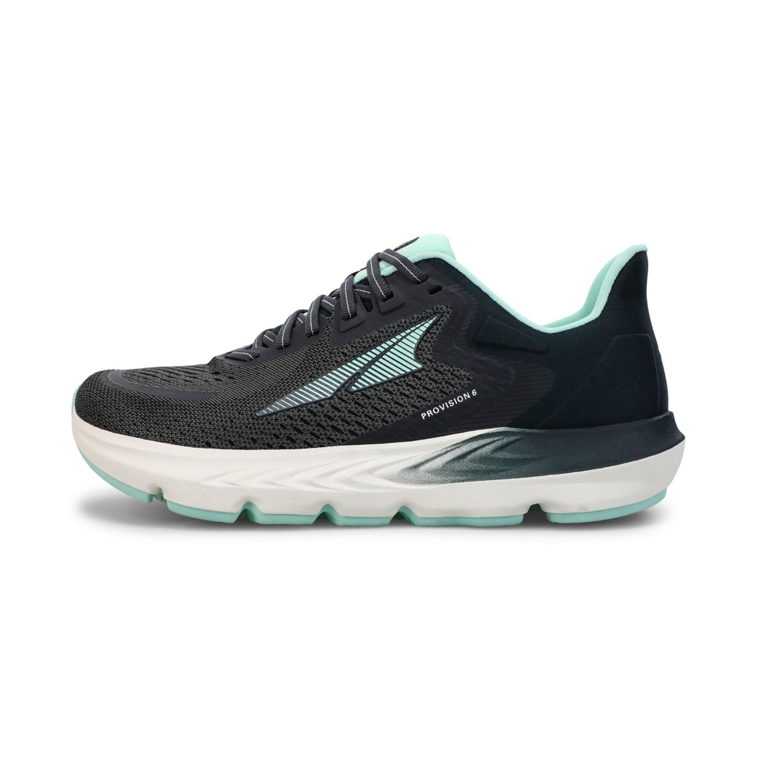 Black / Turquoise Altra Provision 6 Women\'s Road Running Shoes | KSA-13879249