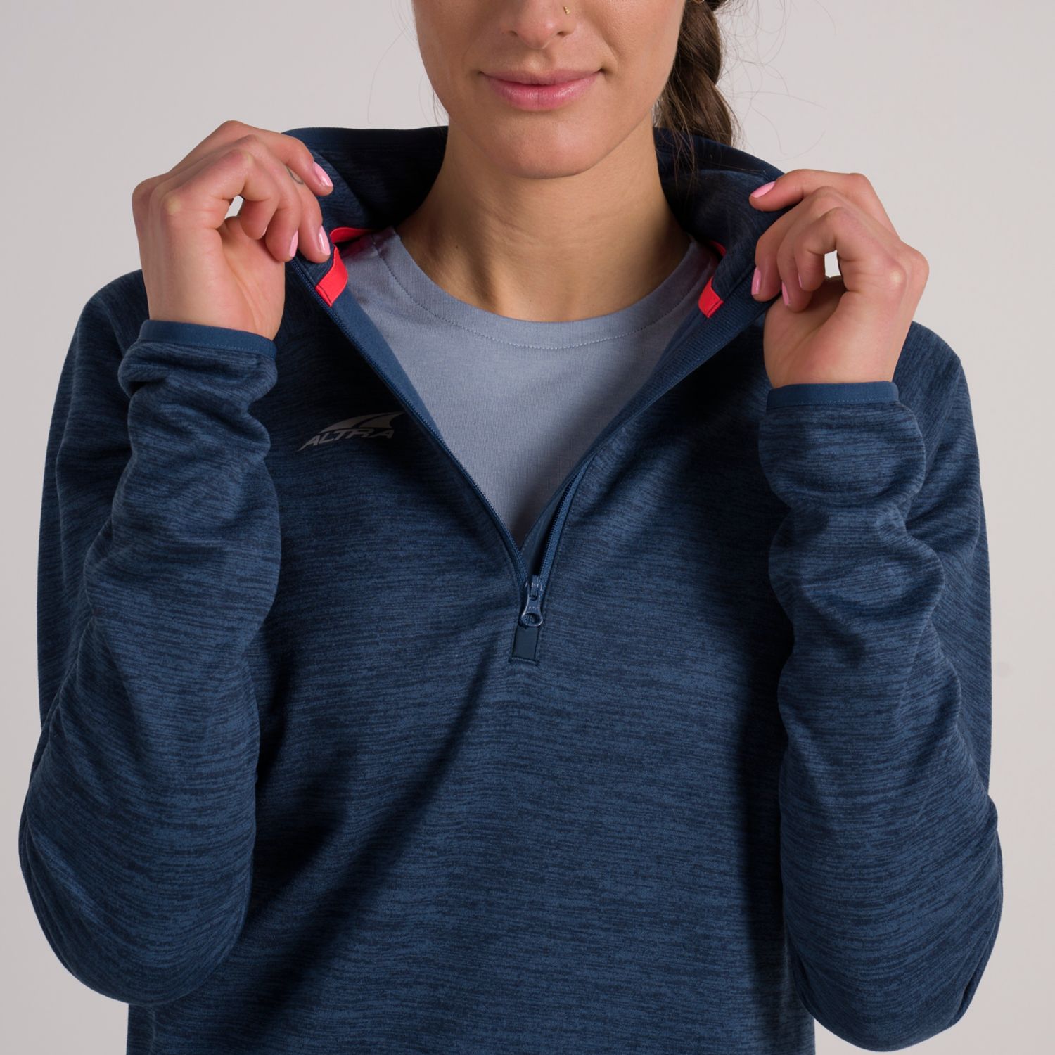 Blue Altra Core 1/2 Zip Women's Pullover | KSA-67139529