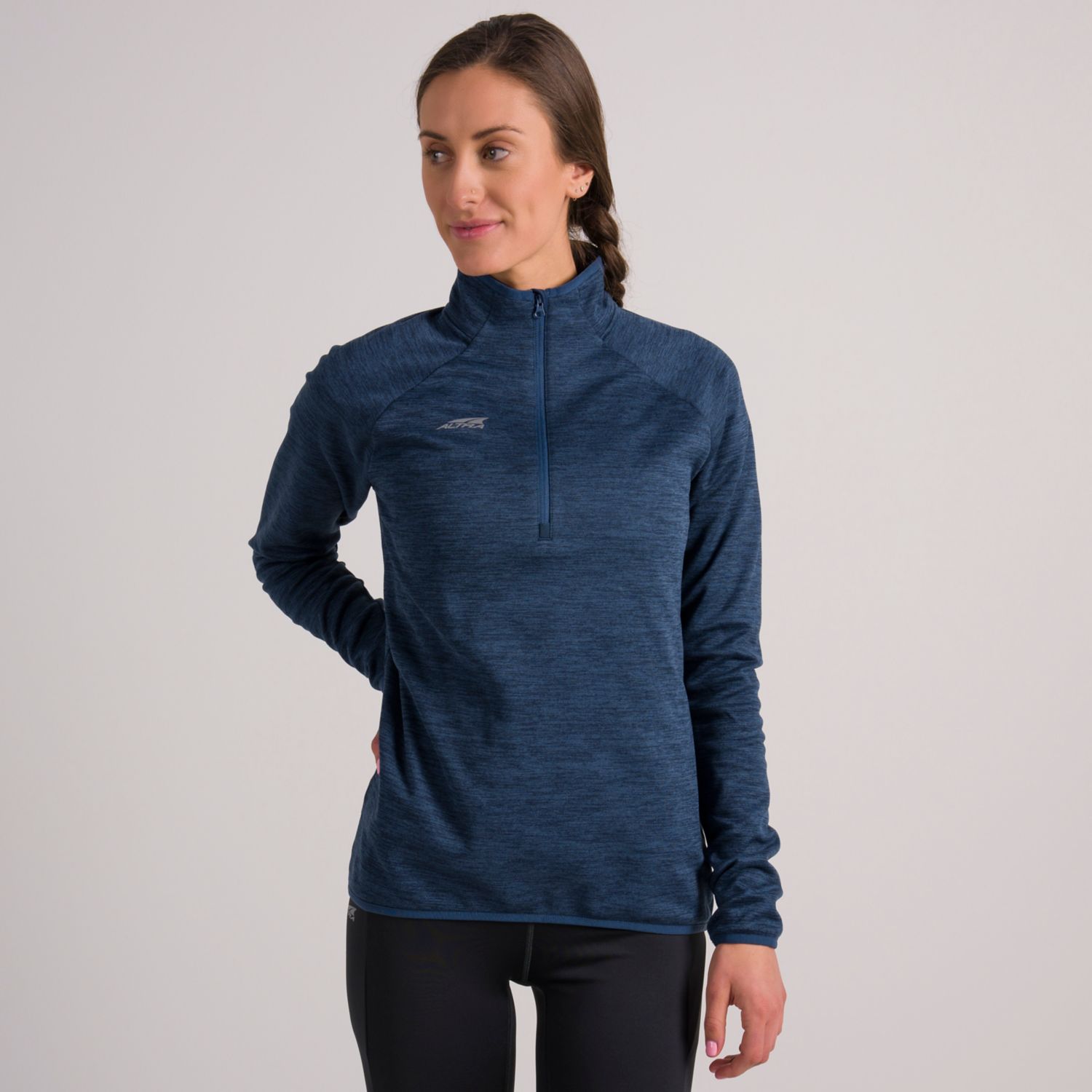 Blue Altra Core 1/2 Zip Women\'s Pullover | KSA-67139529