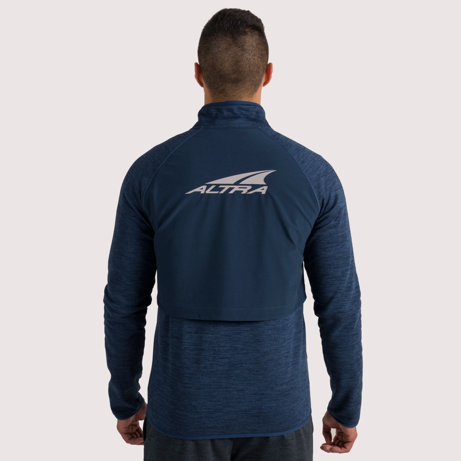 Blue Altra Everyday Hybrid Men's Running Jackets | KSA-28165499