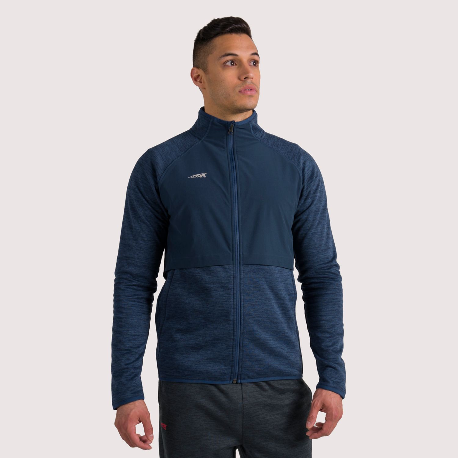 Blue Altra Everyday Hybrid Men\'s Running Jackets | KSA-28165499