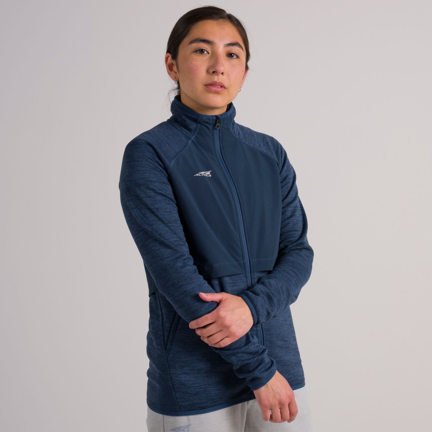 Blue Altra Everyday Hybrid Women\'s Running Jackets | KSA-46570899