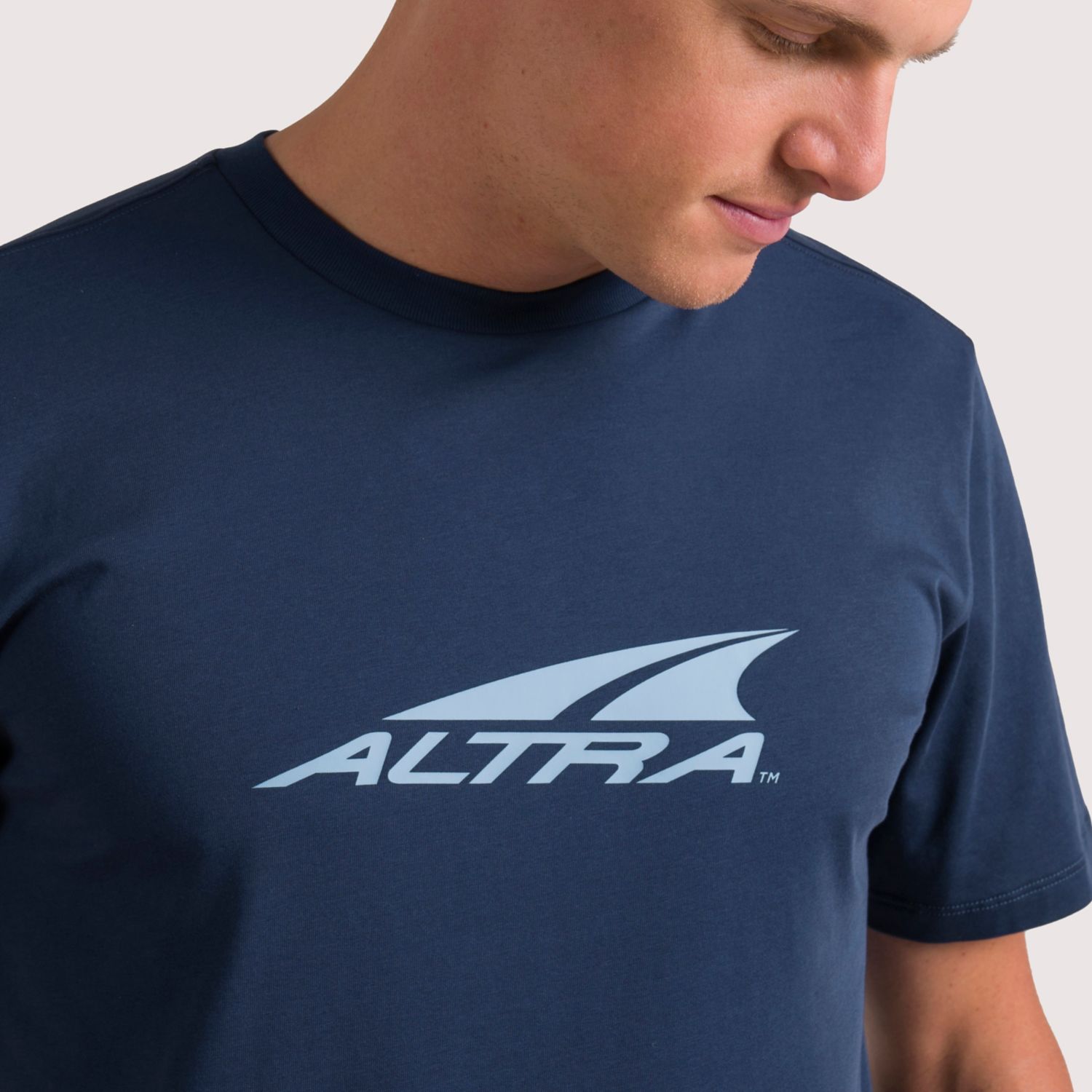 Blue Altra Everyday Recycled Men's T Shirts | KSA-61920379