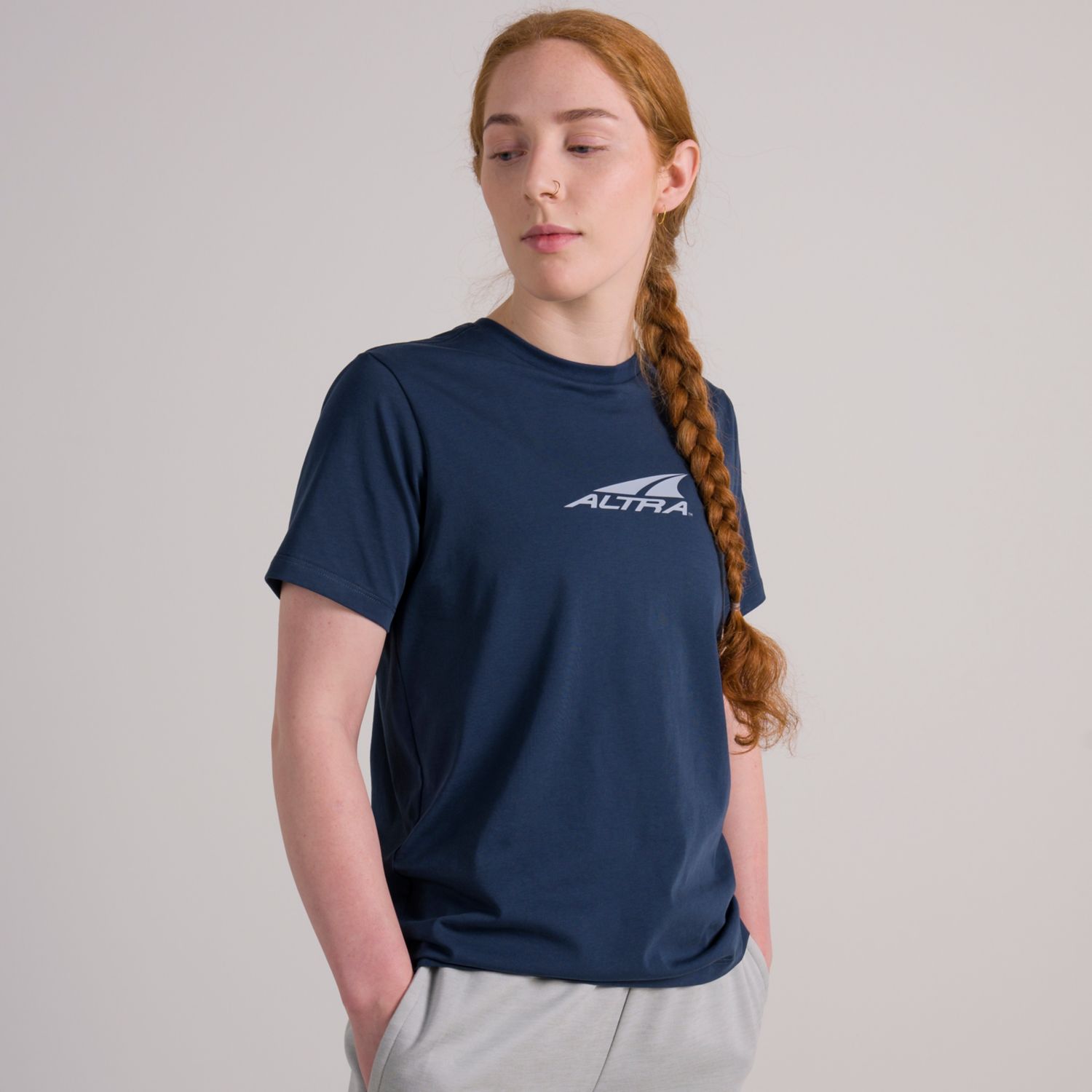 Blue Altra Everyday Recycled Women's T Shirts | KSA-98361759