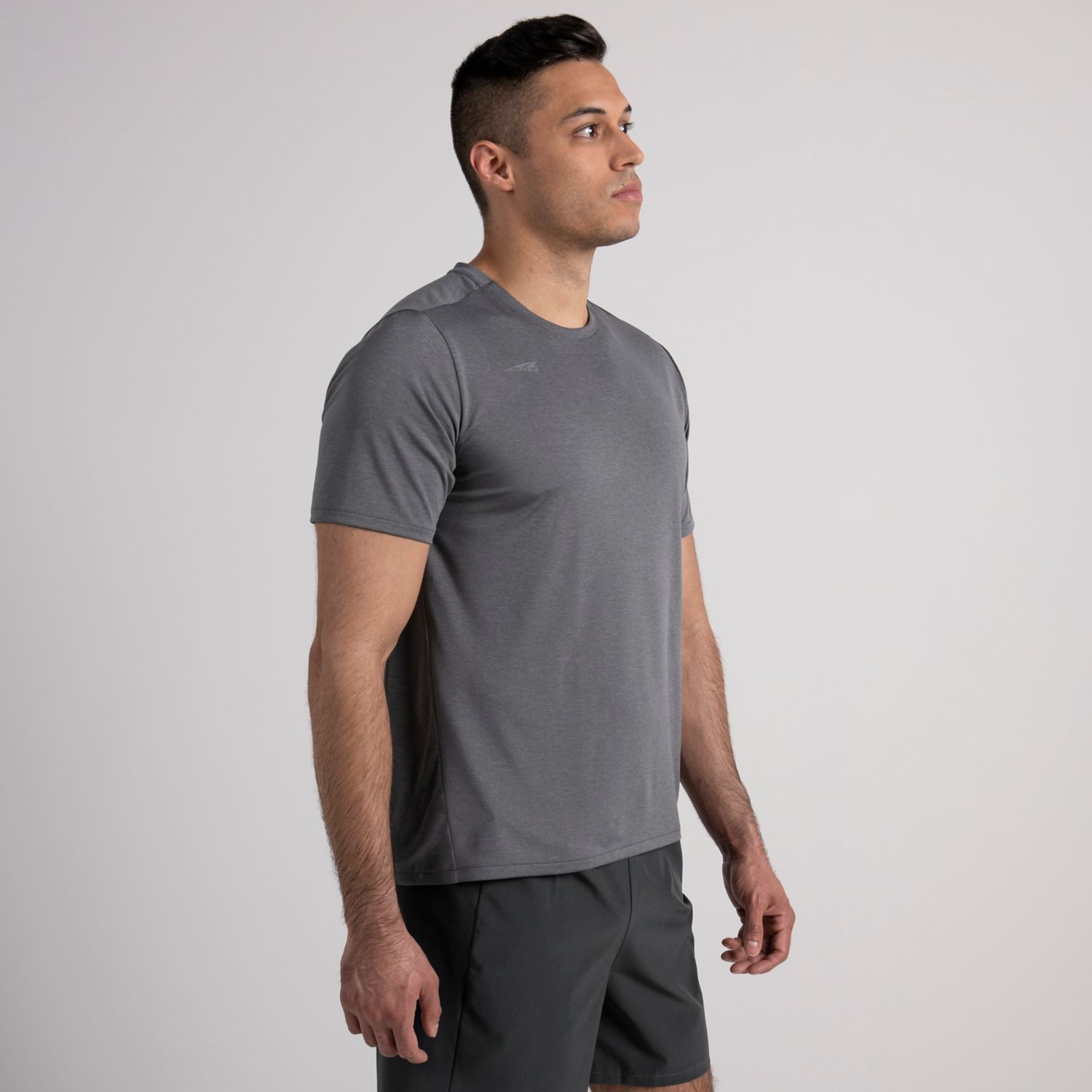 Blue Grey Altra Core Men's T Shirts | KSA-87162499