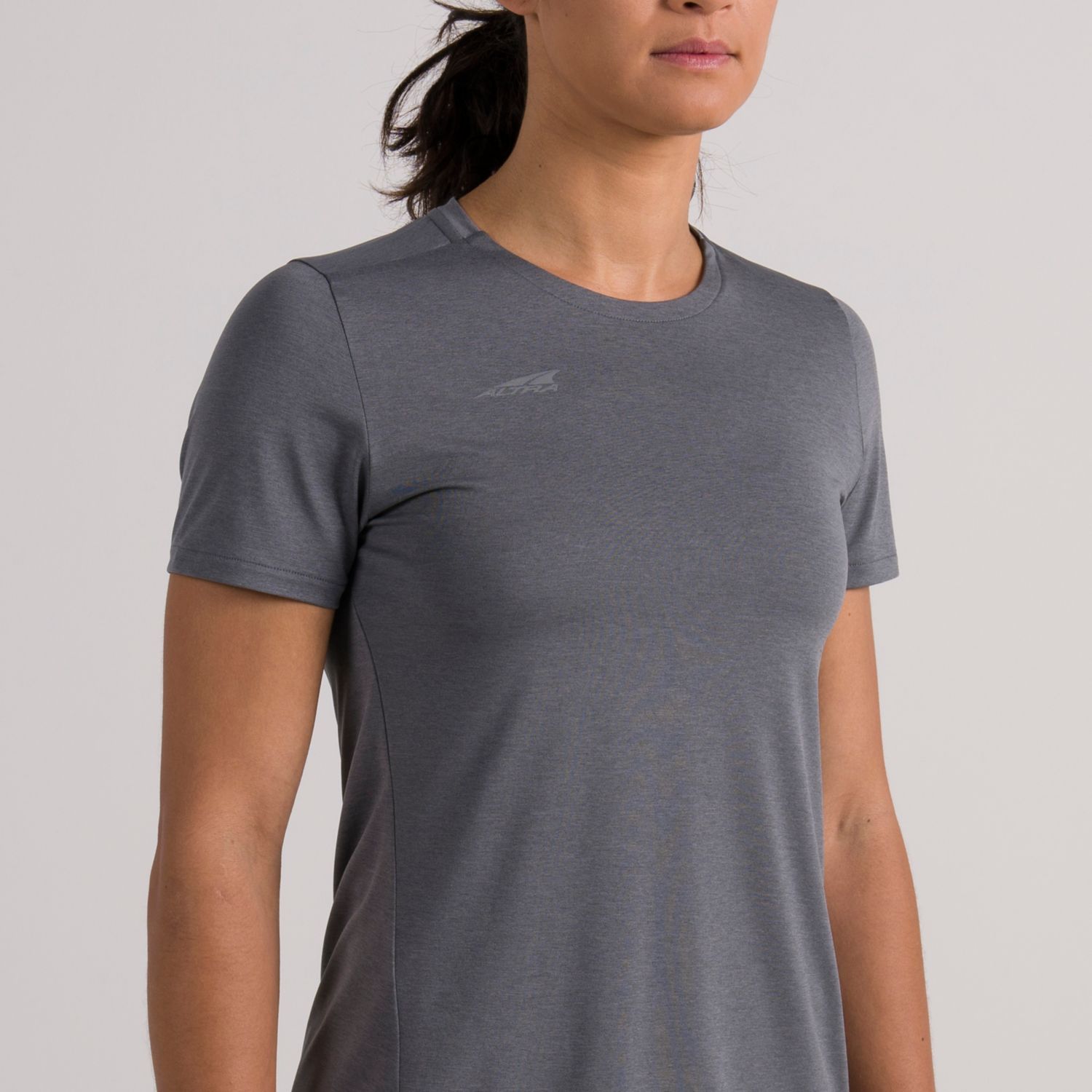 Blue Grey Altra Core Women's T Shirts | KSA-80152379