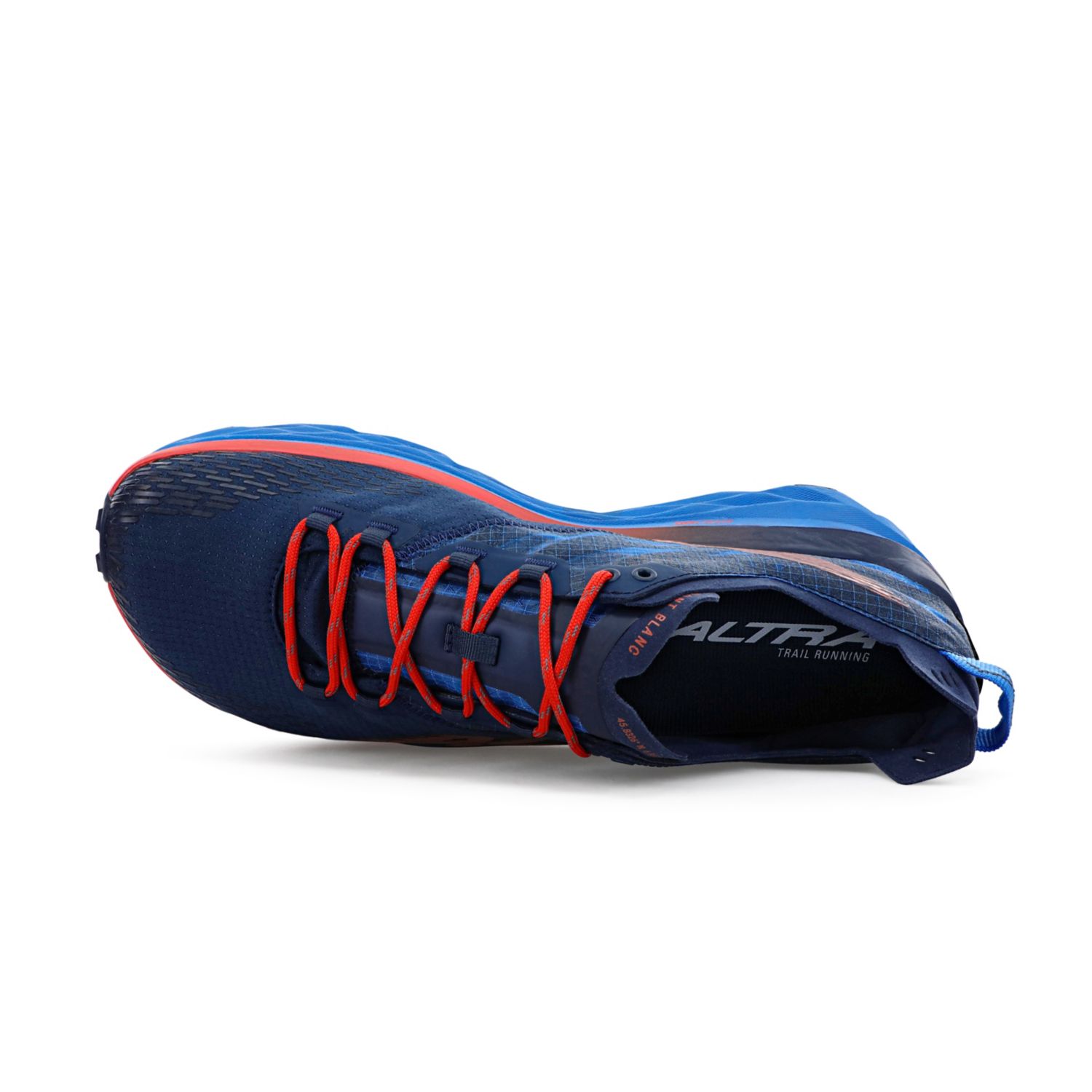 Blue / Red Altra Mont Blanc Men's Trail Running Shoes | KSA-10596239