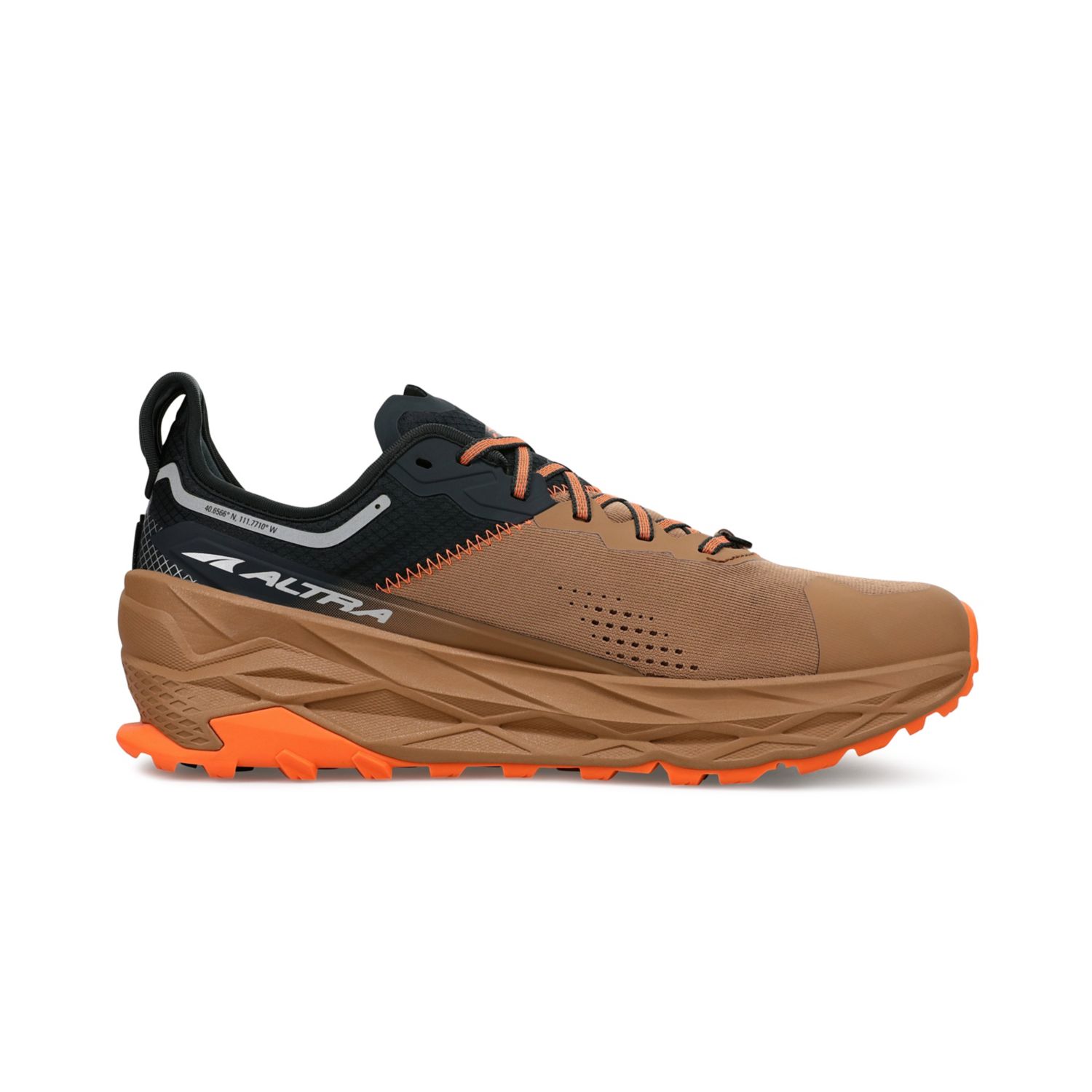 Brown Altra Olympus 5 Men's Trail Running Shoes | KSA-69254319