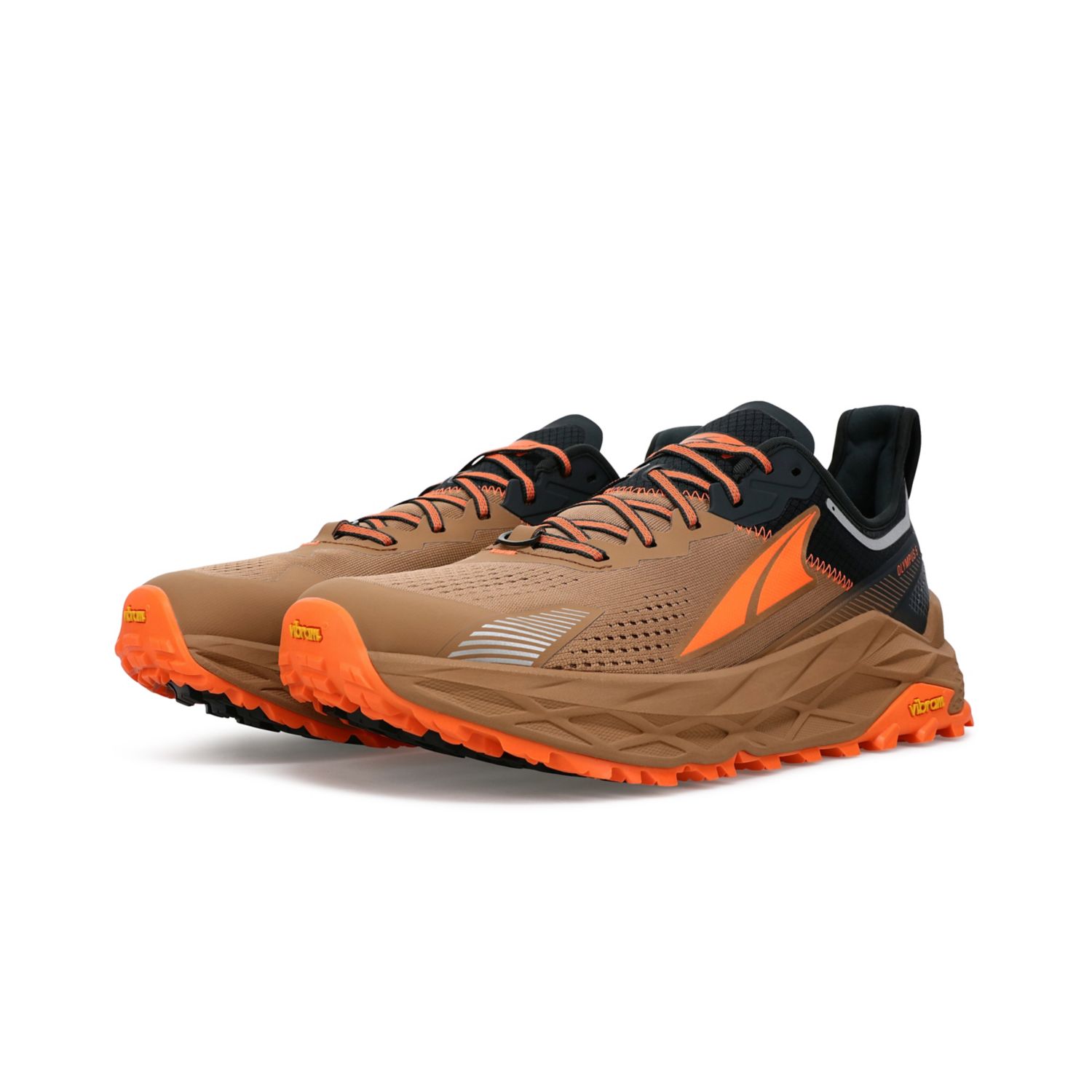 Brown Altra Olympus 5 Men's Trail Running Shoes | KSA-69254319