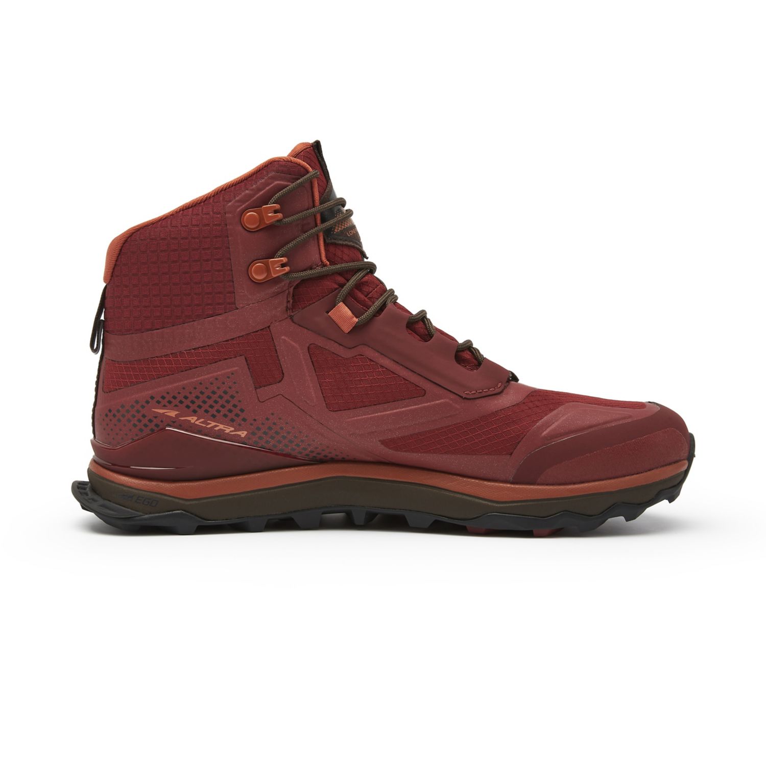 Burgundy Altra Lone Peak All-wthr Mid Men's Hiking Boots | KSA-61073929