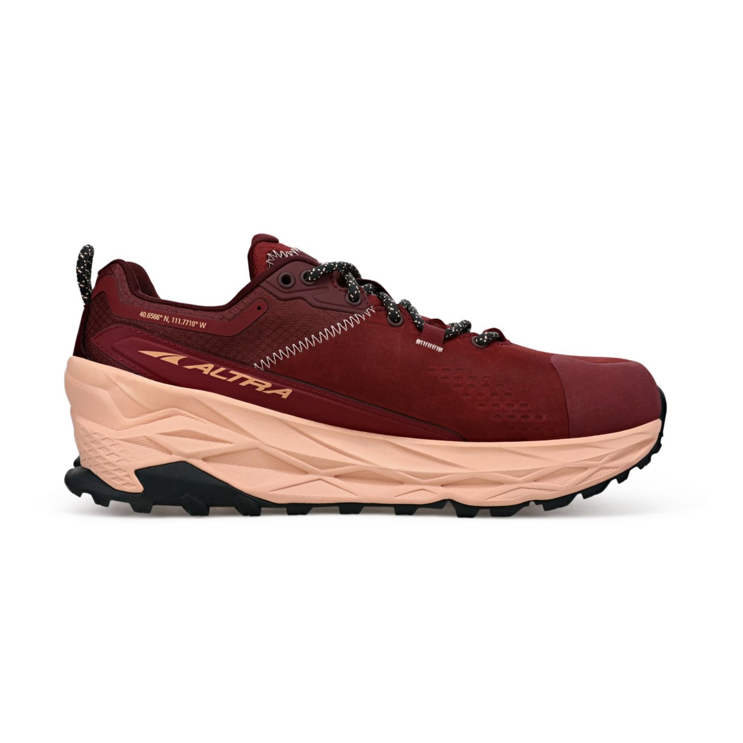 Burgundy Altra Olympus 5 Hike Low Gtx Women's Hiking Shoes | KSA-37526909