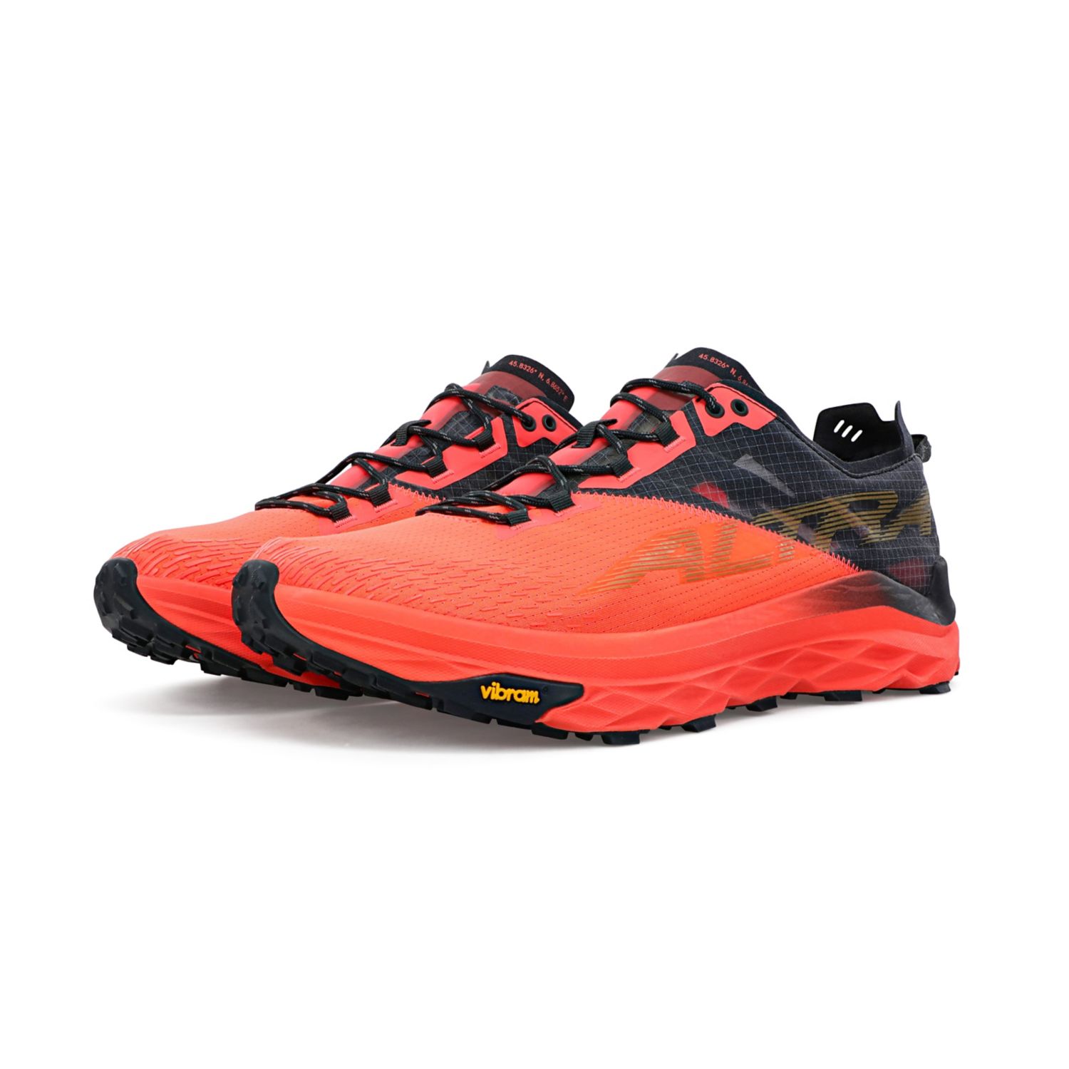 Coral / Black Altra Mont Blanc Men's Trail Running Shoes | KSA-36195849