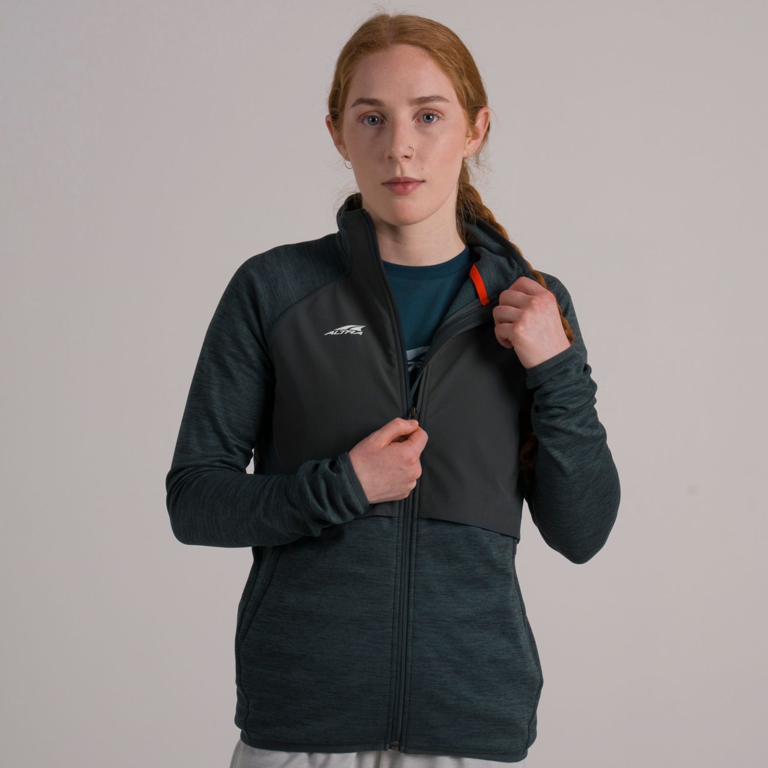 Dark Green Altra Everyday Hybrid Women's Running Jackets | KSA-51709839