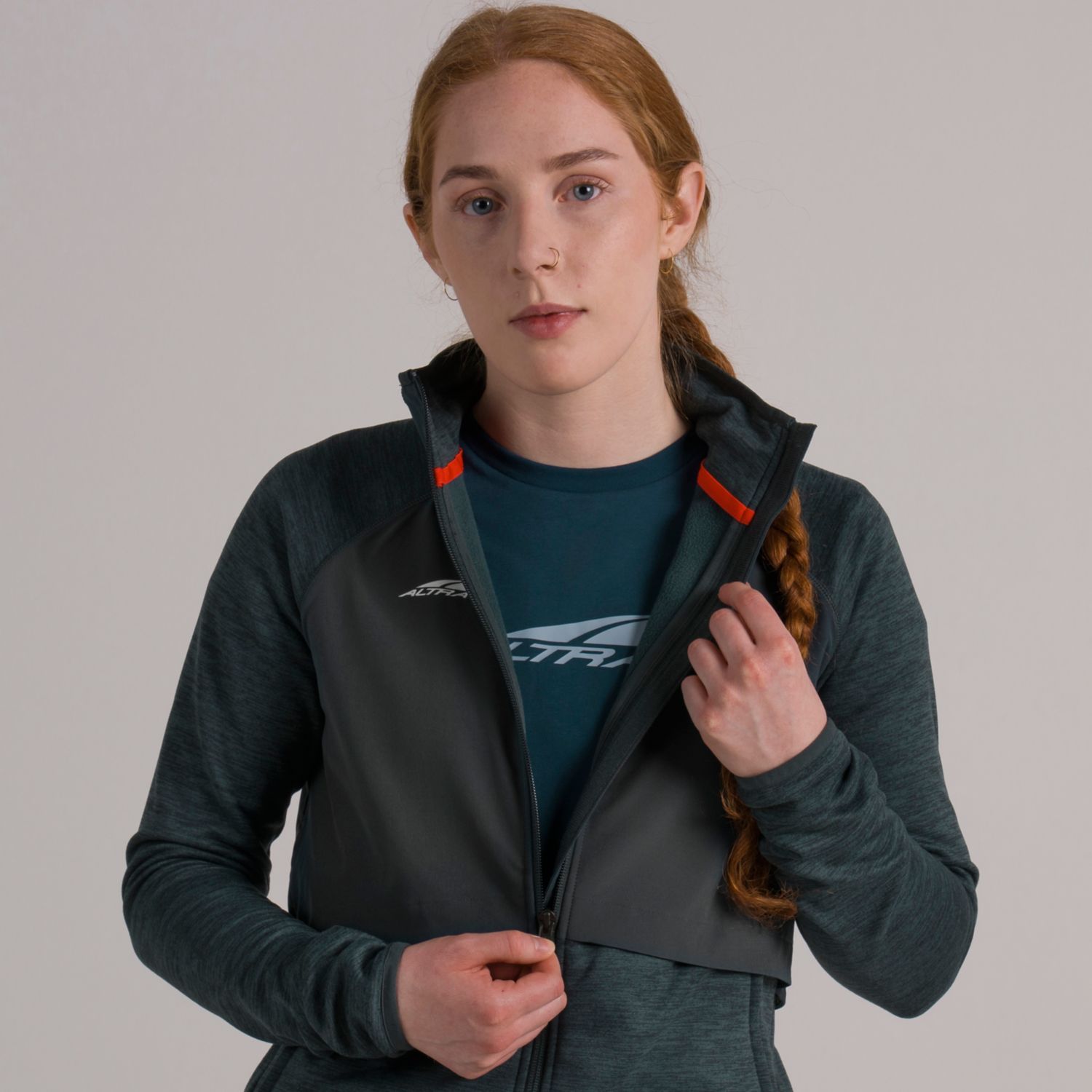 Dark Green Altra Everyday Hybrid Women's Running Jackets | KSA-51709839