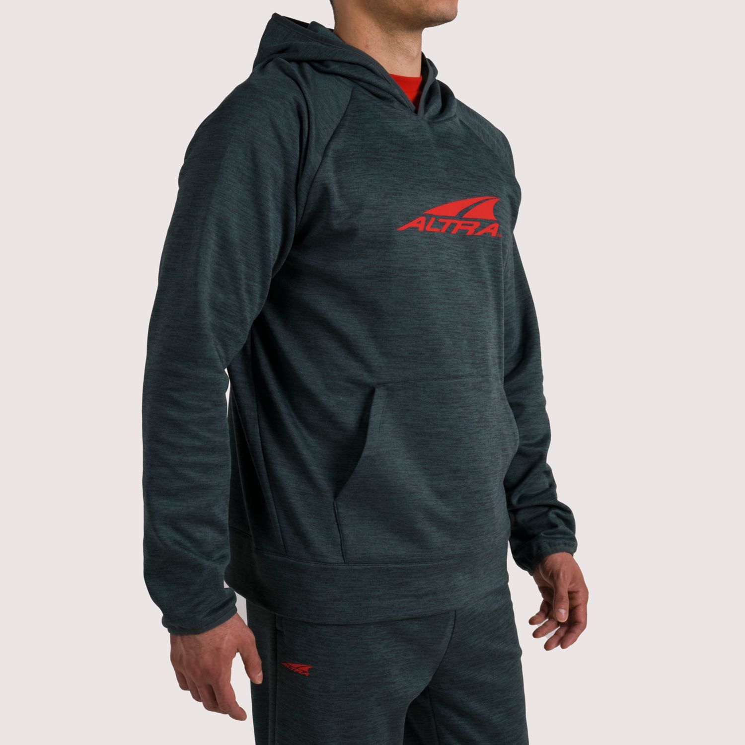 Dark Green Altra Everyday Men's Hoodie | KSA-01423769