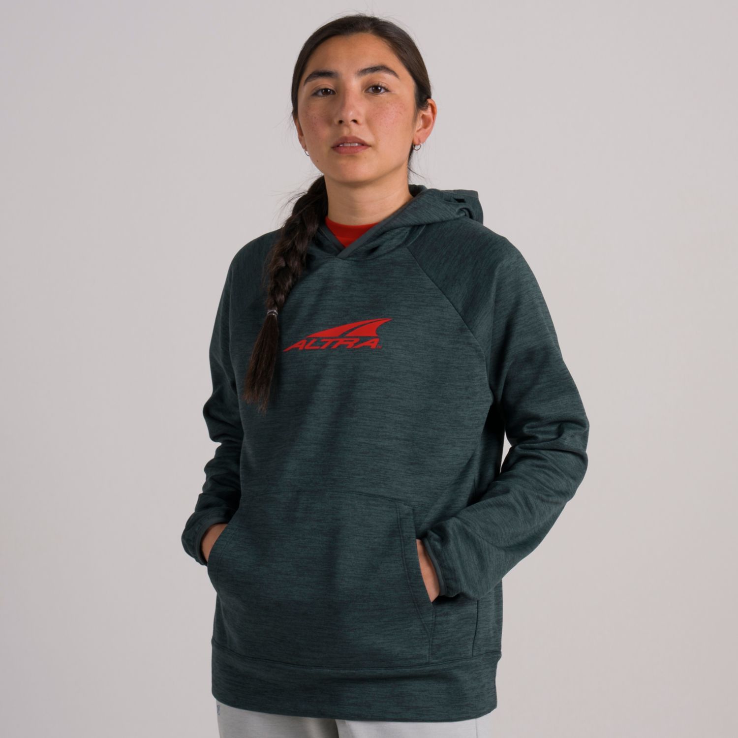 Dark Green Altra Everyday Women's Hoodie | KSA-57893149